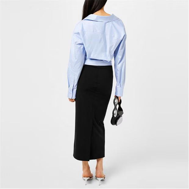 Alexander Wang o1g2r1mq0824 Midi Skirts in Black Size 25" / US 0 / IT 36 - 4 Thumbnail
