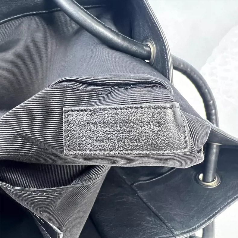 Saint Laurent Paris Saint Laurent 14fwMulti-Zip Motorcycle Cattlehide Bucket Ba Size ONE SIZE - 6 Thumbnail