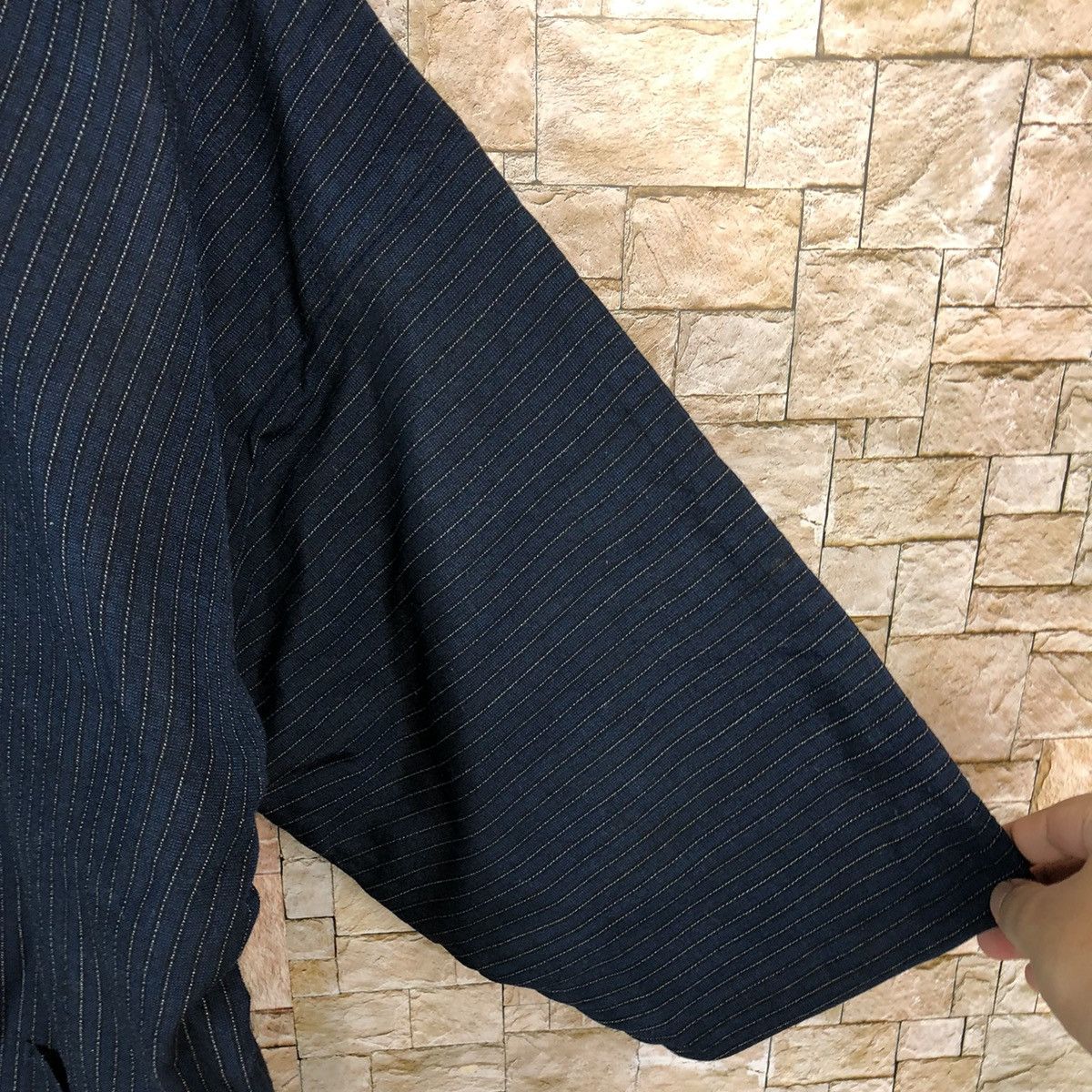 Japanese Brand Kimono vintage japan cardigan Dark Blue #A213 Size US XL / EU 56 / 4 - 10 Thumbnail