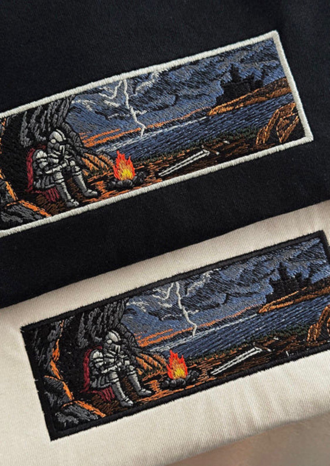 Other Dark Fantasy Embroidered Tee Premium Heavyweight Streetwear Size US L / EU 52-54 / 3 - 4 Thumbnail