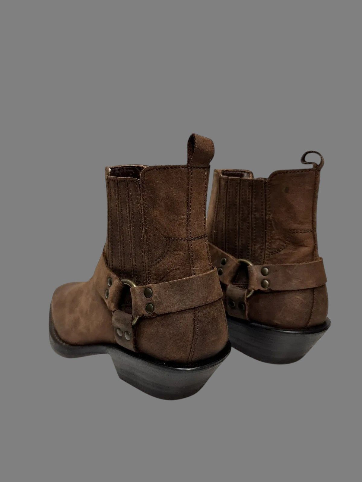 Dirk Bikkembergs Vintage Western Brown Ankle Boots Menswear Size 40 Size US 7 / EU 40 - 4 Thumbnail
