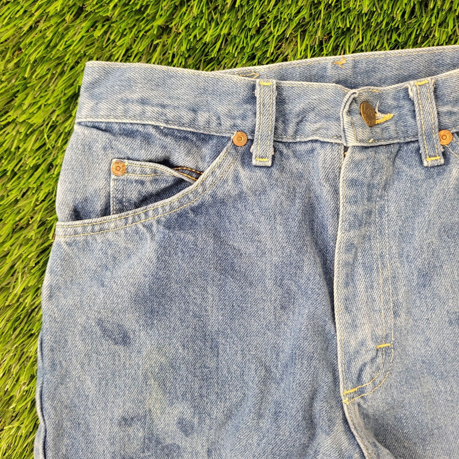 Lee Vintage 80s LEE Riders Jeans 26x31 USA Union-Made Faded Size US 26 / EU 42 - 5 Thumbnail
