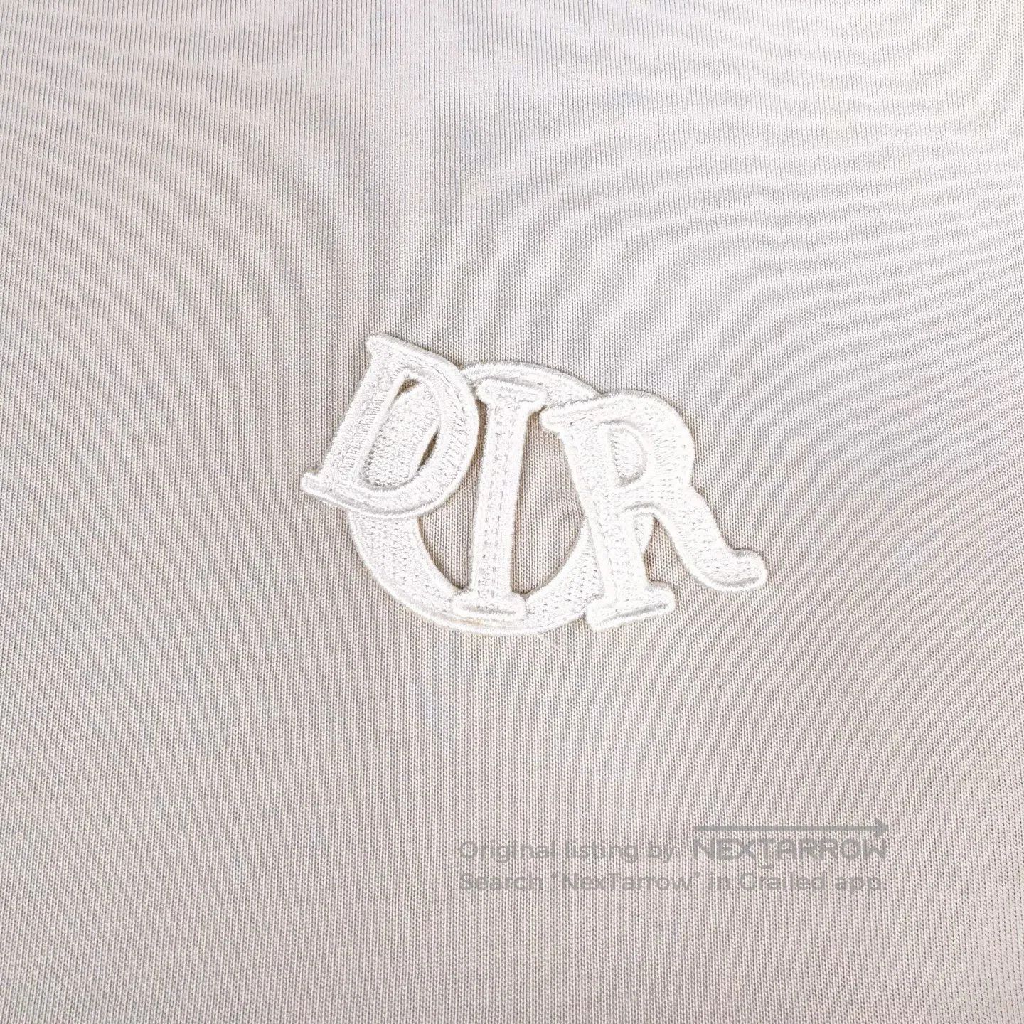 Dior Dior Embroidered letter logo t-shirt with plain knit short Size US M / EU 48-50 / 2 - 4 Thumbnail