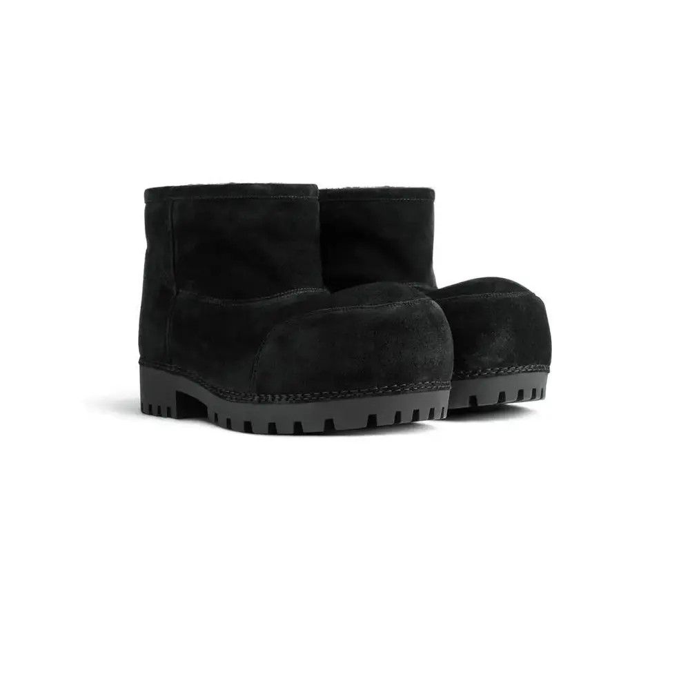 Balenciaga o1w1db11225 Alaska Fur Bootie in Black Size US 11 / EU 44 - 2 Thumbnail