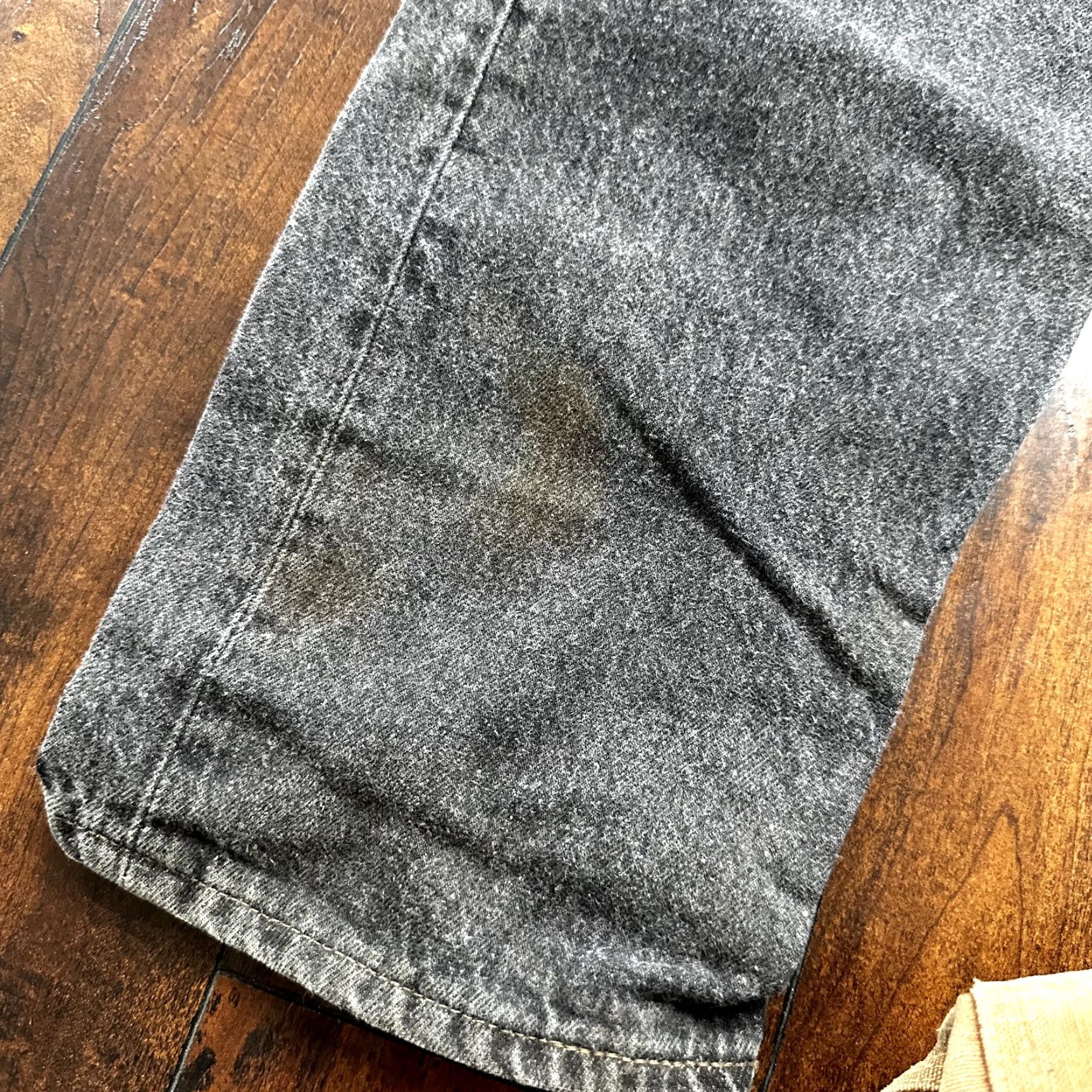 Levi's VINTAGE Levi's 501 Jeans 90s Black Gray Button Fly Adult 38x34 Classic Straight Fit Mens Size US 38 / EU 54 - 7 Thumbnail