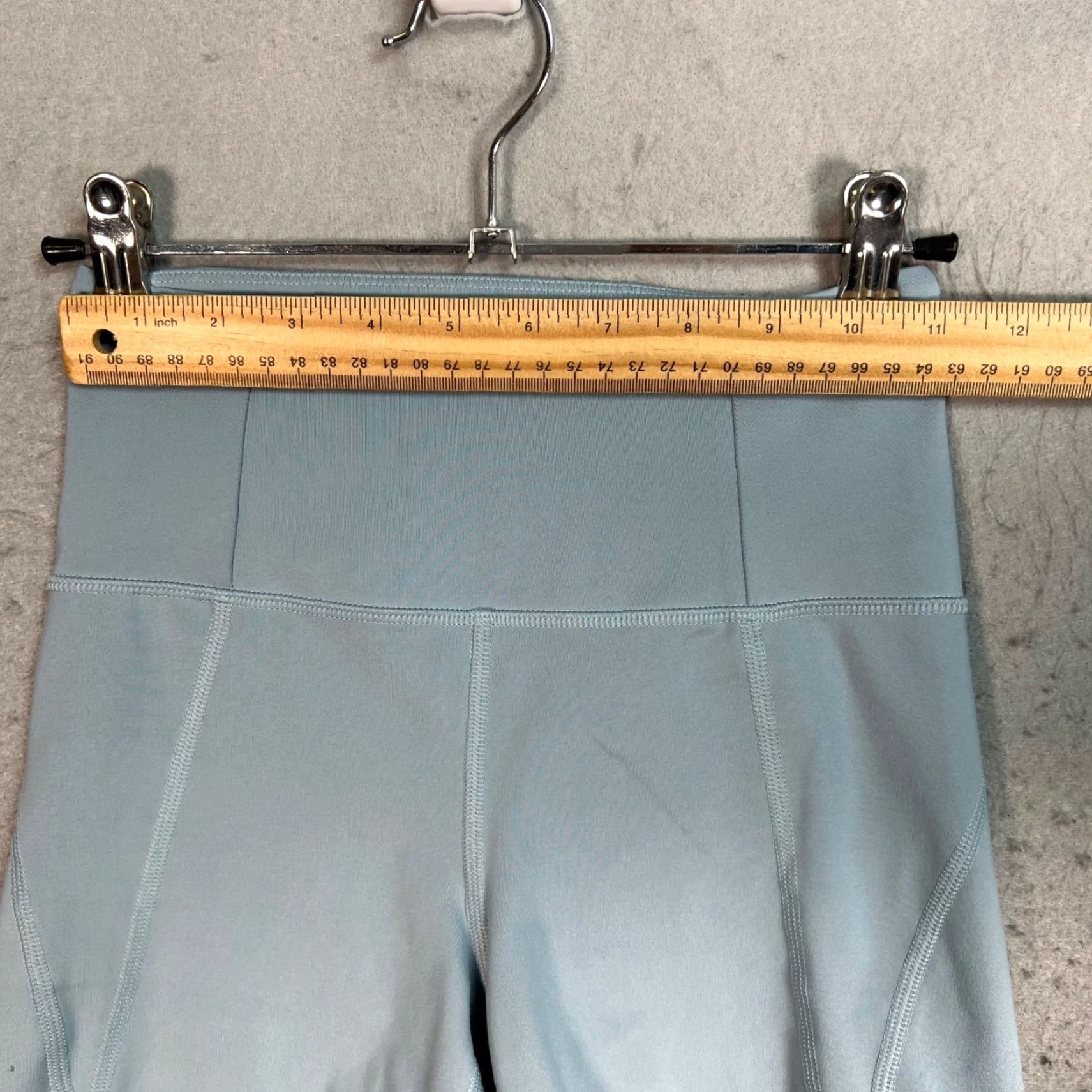 Girlfriend Collective Girlfriend Collective Womens XS High-Waist Light Blue Biker Shorts Athletic Shirt? Size 26" / US 2 / IT 38 - 5 Thumbnail