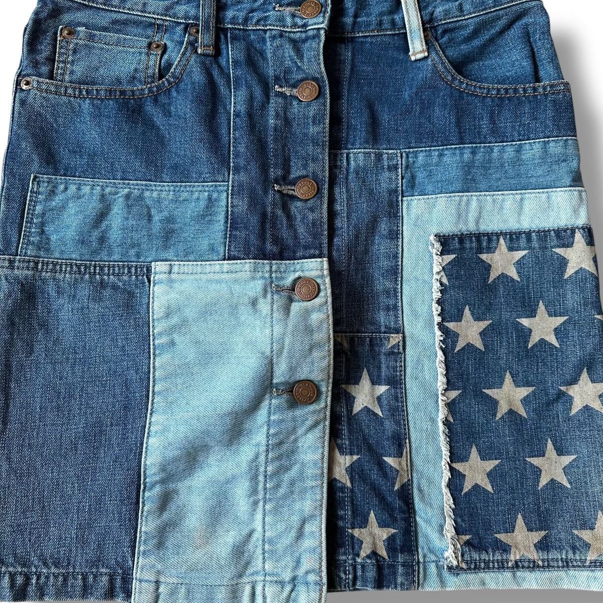 Hysteric Glamour Hysteric Glamour Kinky Mini Denim Skirt Size 30" / US 8 / IT 44 - 5 Thumbnail