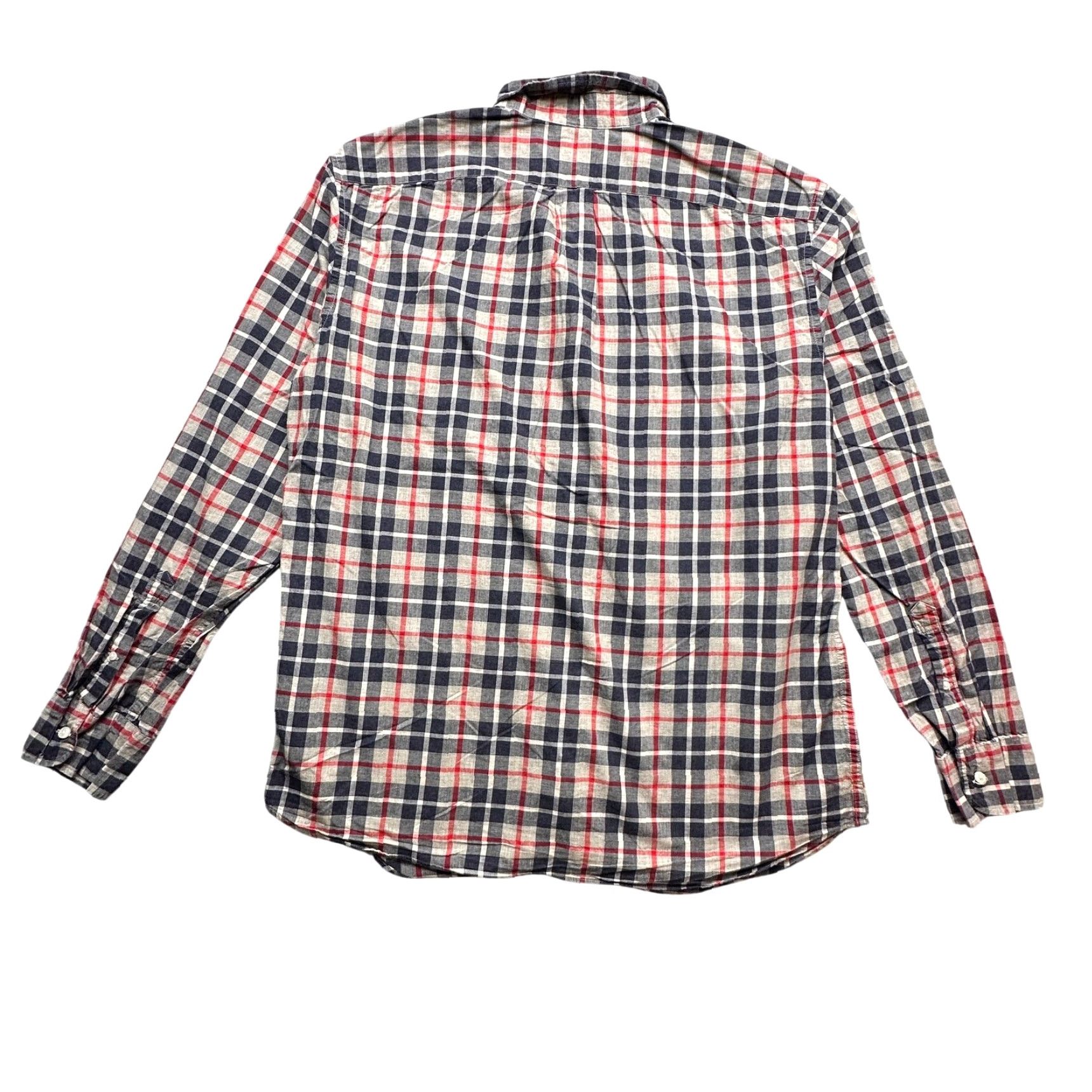 J.Crew J. Crew Black Red Plaid Long Sleeve Button-Down Shirt Mens XL Slim Cotton Size US XL / EU 56 / 4 - 6 Thumbnail