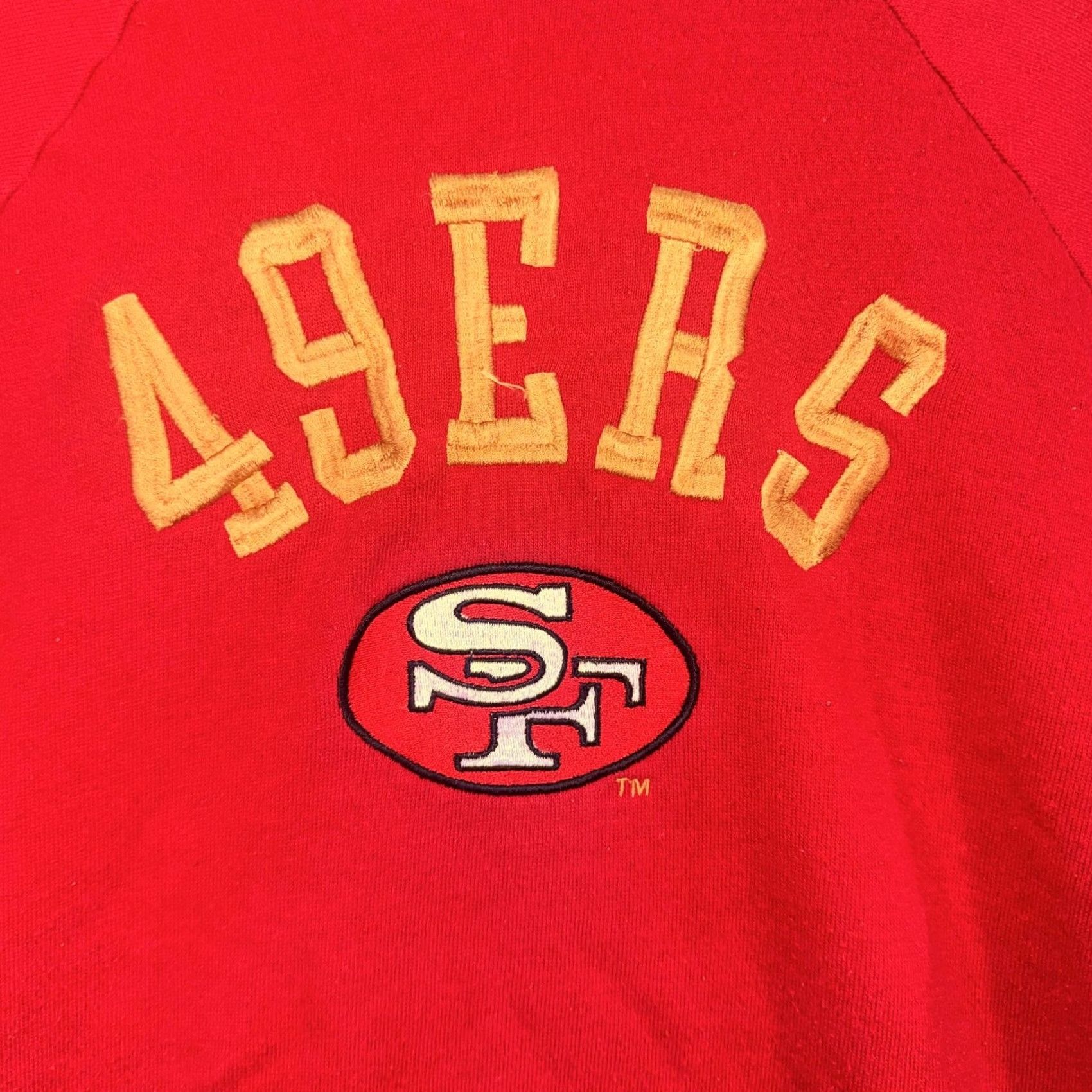 Logo 7 VINTAGE San Francisco 49ers Sweatshirt Women’s L Red Logo 7 NFL Football Crewneck Size L / US 10 / IT 46 - 5 Thumbnail