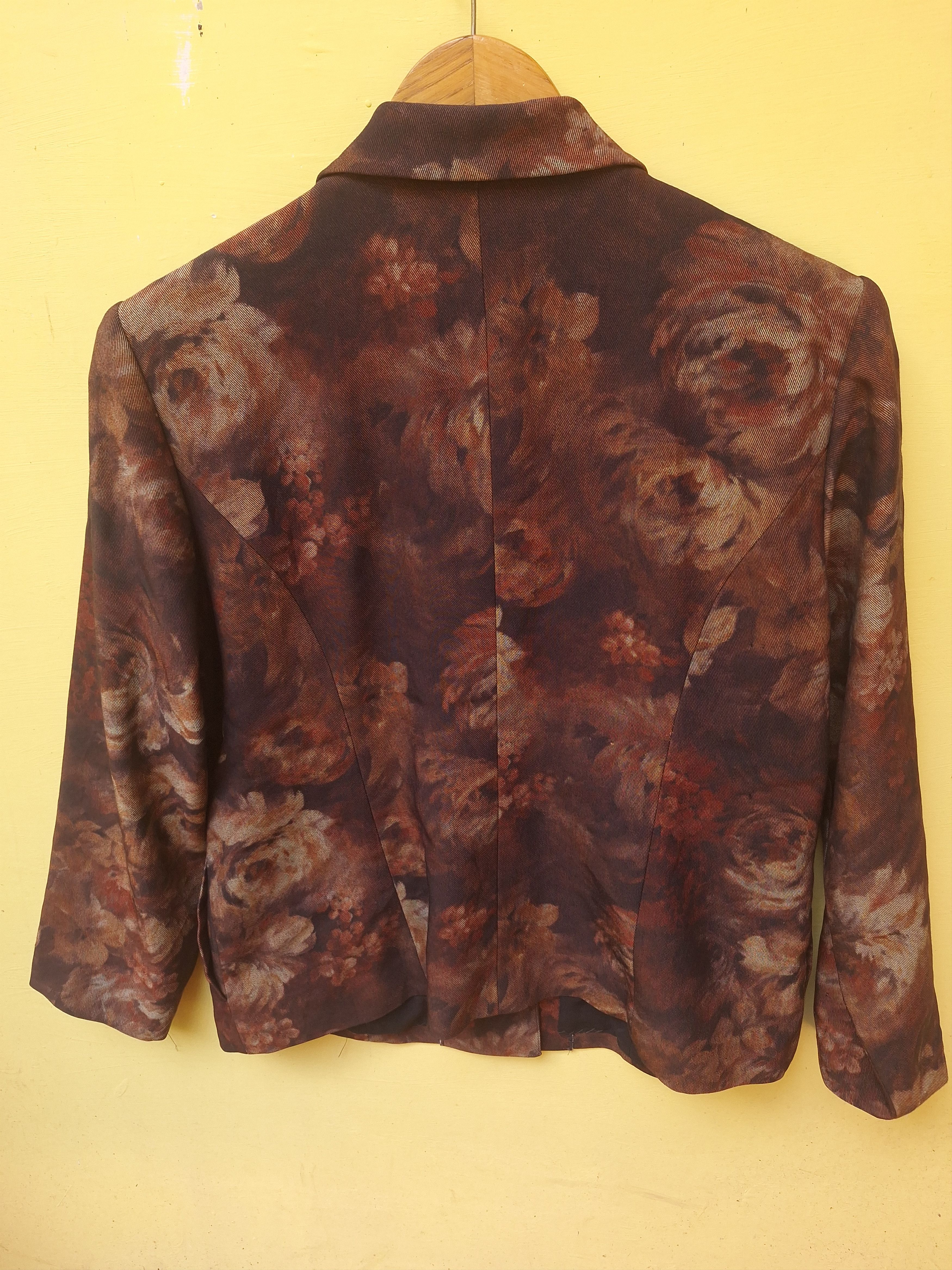 Japanese Brand Floral Coat Blazer Oriental Vibes Coat Size S / US 4 / IT 40 - 5 Thumbnail