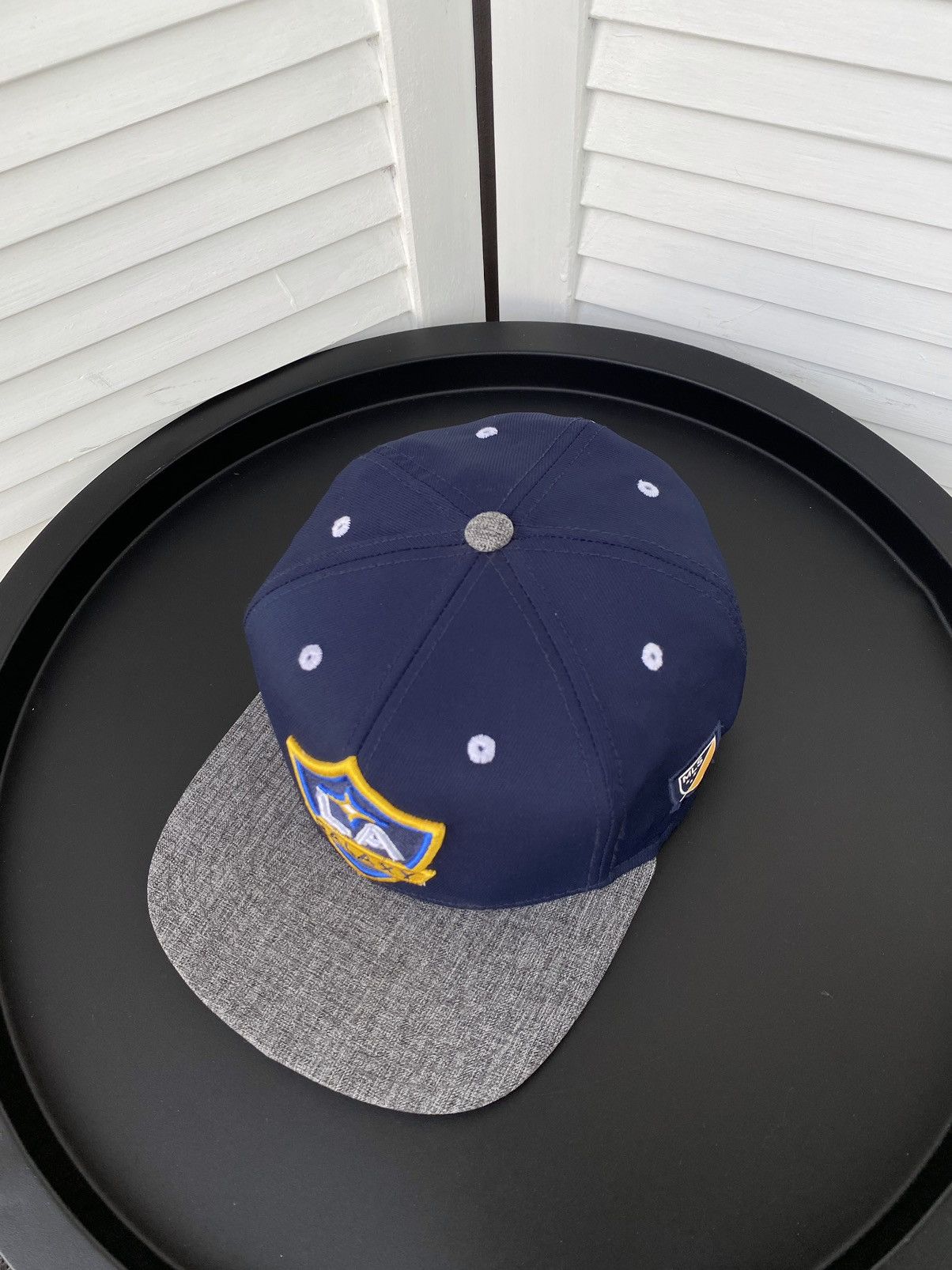 Adidas Adidas LA Galaxy MLS Fan Soccer Snapback Draft Hat Cap Size ONE SIZE - 9 Thumbnail