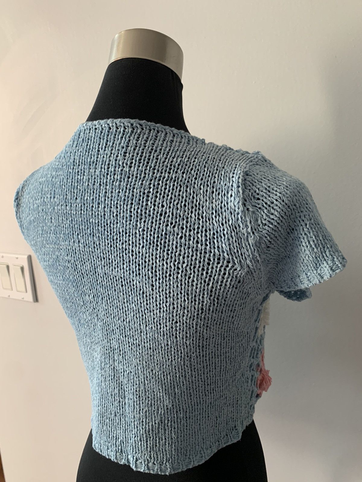 Vintage Vintage 90s y2k Hand Stitched Crochet Top Size S / US 4 / IT 40 - 13 Thumbnail