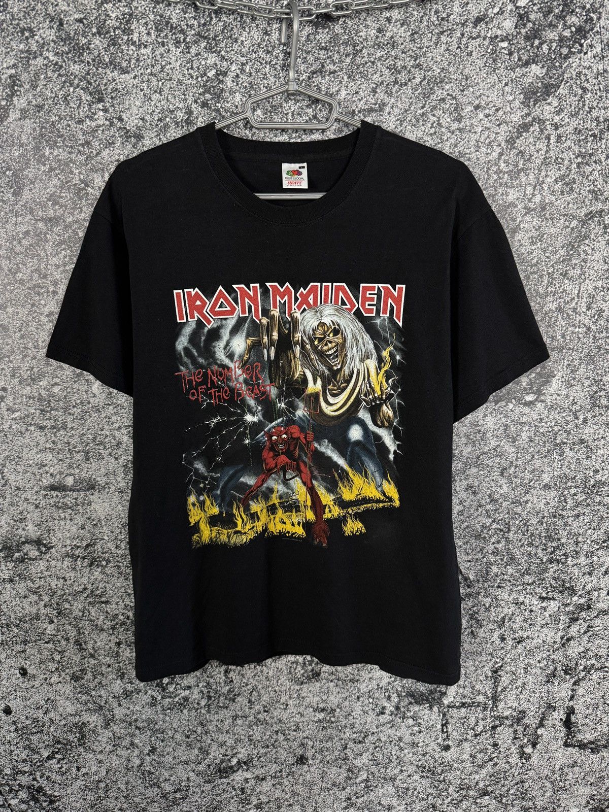 Iron Maiden Iron Maiden Rock T-Shirt Number The Beast Vintage Size L Size US L / EU 52-54 / 3 - 1 Thumbnail