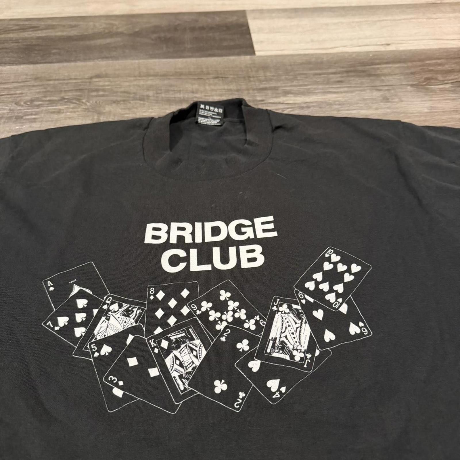 Other vintage bridge club t shirt cards games 80s/90s L Size US L / EU 52-54 / 3 - 2 Thumbnail