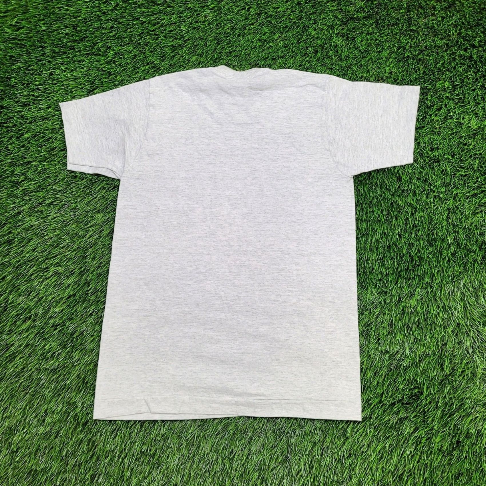Fruit Of The Loom VINTAGE Fruit of the Loom Shirt Teens L 17x24 Gray 90s Blank Tee Short Sleeve Crew Neck USA Size US L / EU 52-54 / 3 - 2 Thumbnail