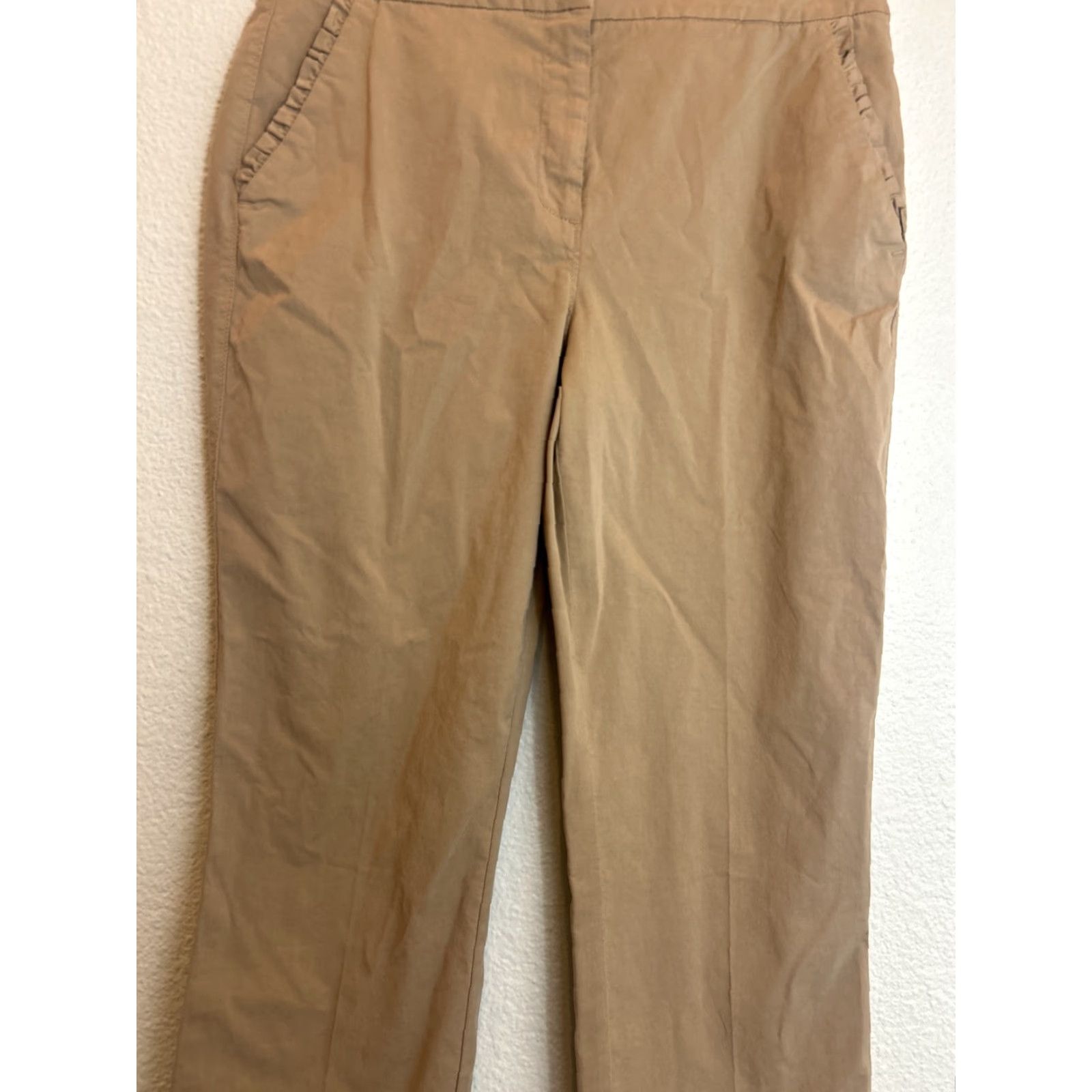 J.Crew VINTAGE? NO - (not vintage) J.CREW Chino Pants Beige 30x27 Women's Size 6 Pants Regular Fit Womens Size 28" / US 6 / IT 42 - 3 Thumbnail