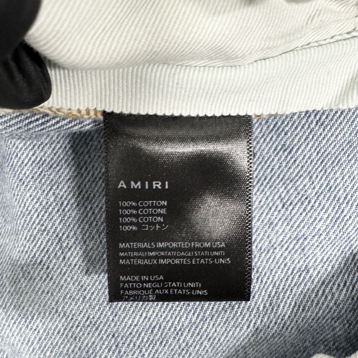 Amiri Amiri Straight Leg Paint Splatter Jean Blue & Multi RRP £790 Size US 30 / EU 46 - 9 Thumbnail