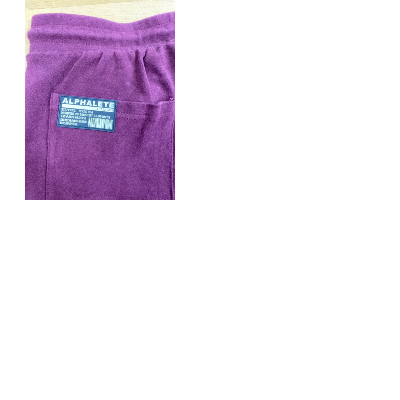 Vintage Alphalete Joggers Mens L Maroon Activewear Gym Training Drawstring Pants Size ONE SIZE - 9 Thumbnail