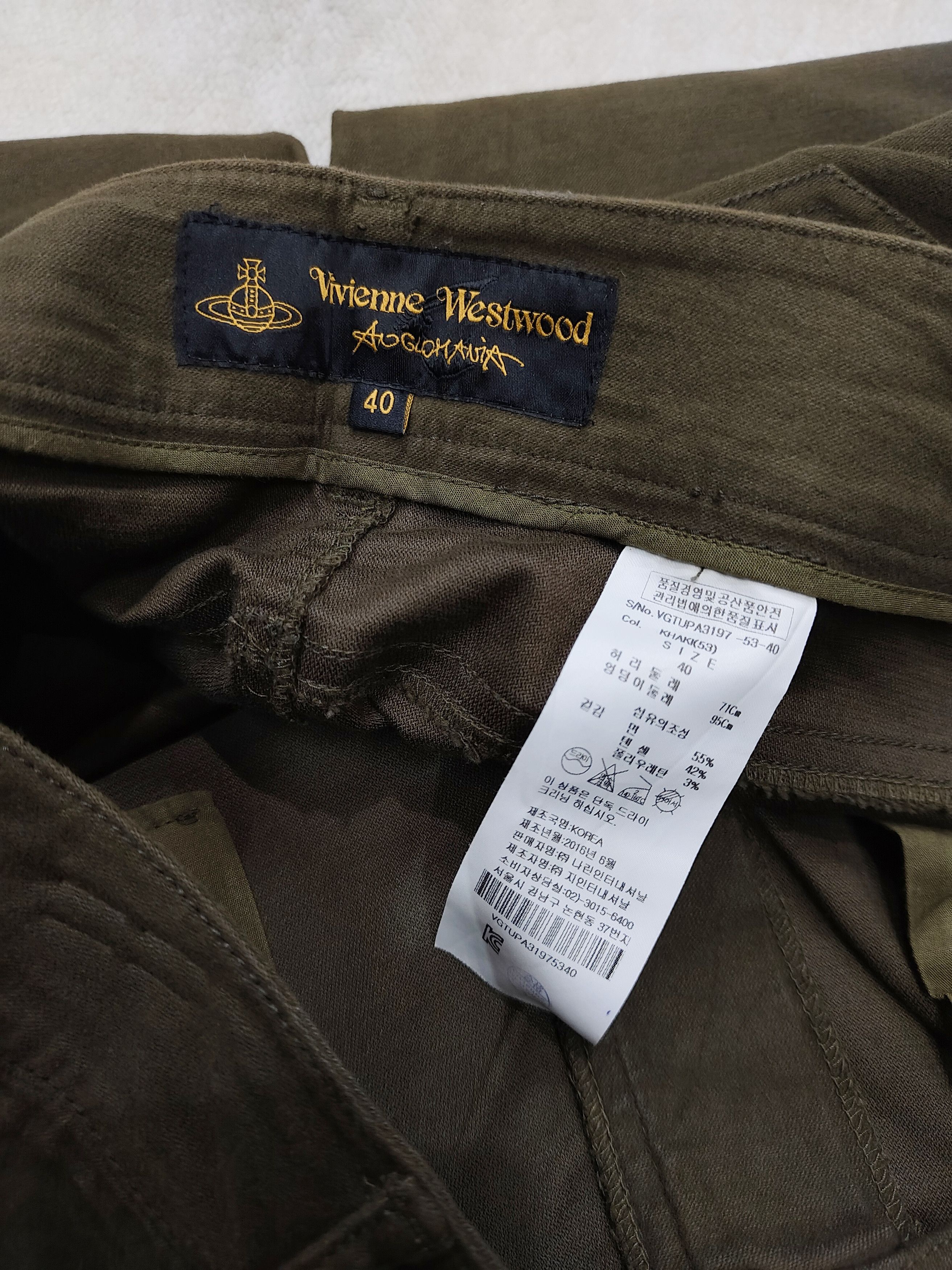 Vivienne Westwood V.W🇬🇧 Aglomania Orb Logo Punk Heritage Minimalist Trouser Size 29" - 8 Thumbnail
