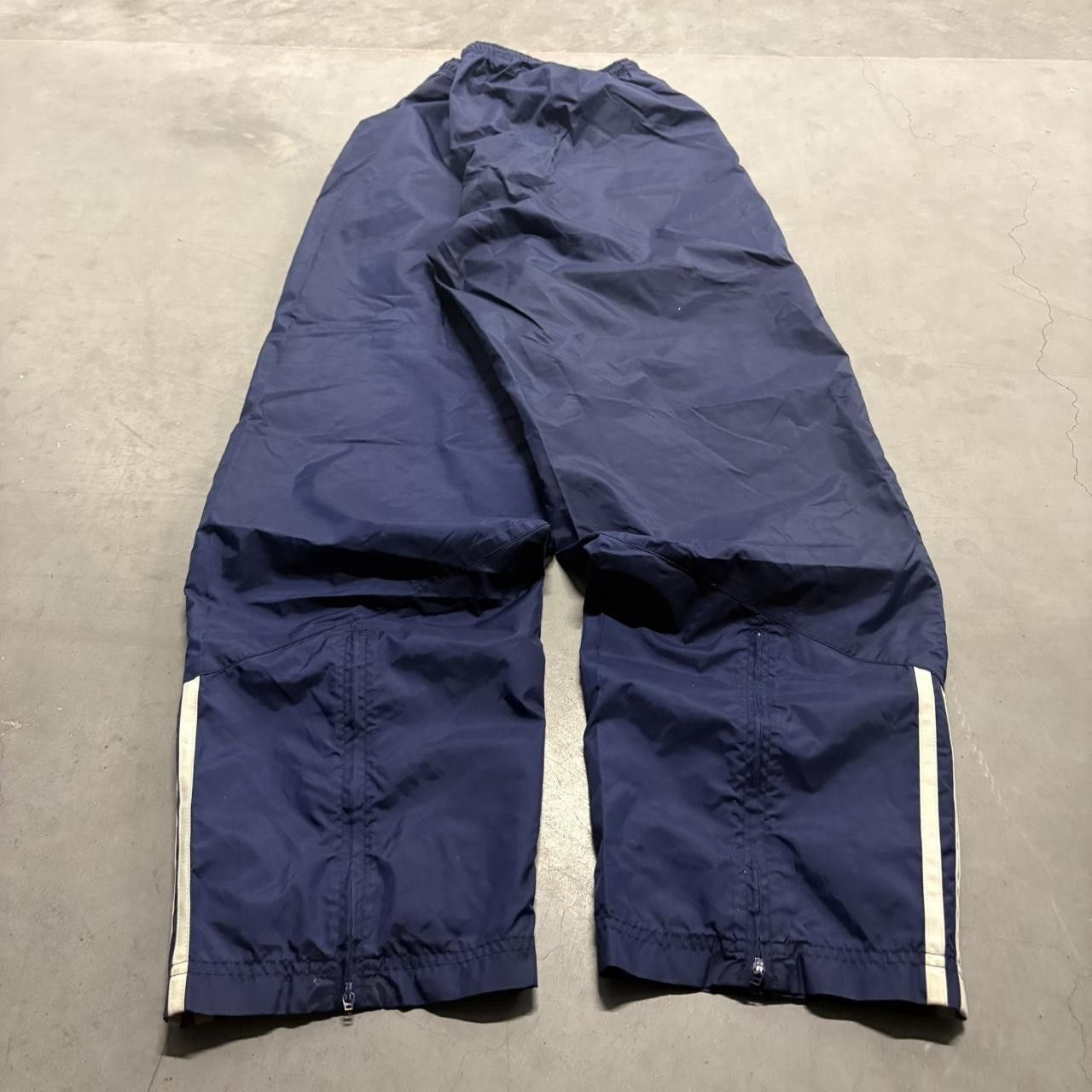 Adidas Crazy Vintage Y2K/2000s Baggy Navy Blue Adidas Trackpants! Size US 34 / EU 50 - 5 Thumbnail