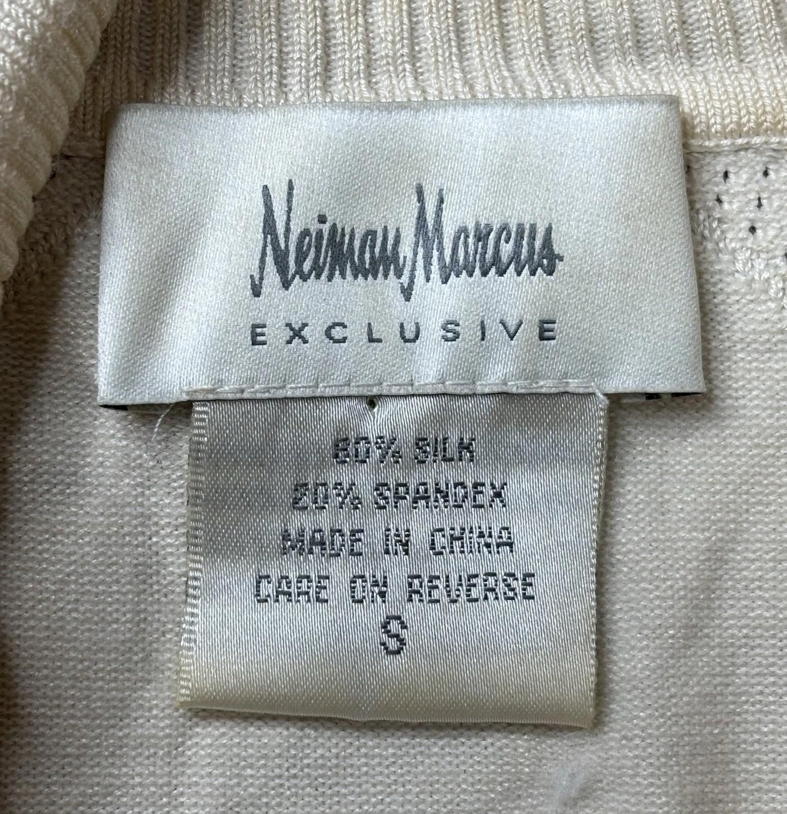 Neiman Marcus VTG Neiman Marcus Silk Top Womens S Tank Sleeveless Mock Size S / US 4 / IT 40 - 2 Thumbnail