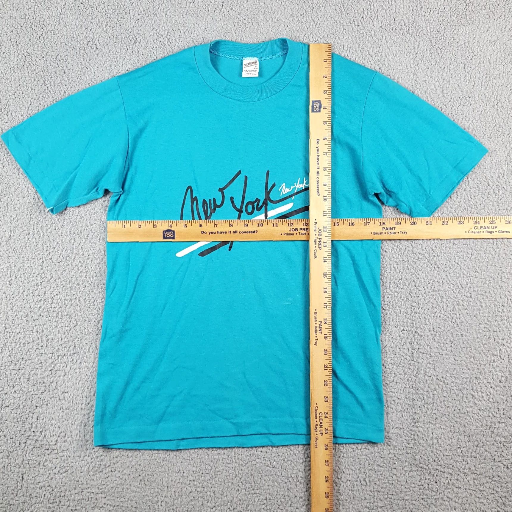 Vintage VINTAGE 80s New York City USA Made T-Shirt Men Small Blue Grunge Travel 90s Y2K Art Size US S / EU 44-46 / 1 - 6 Thumbnail