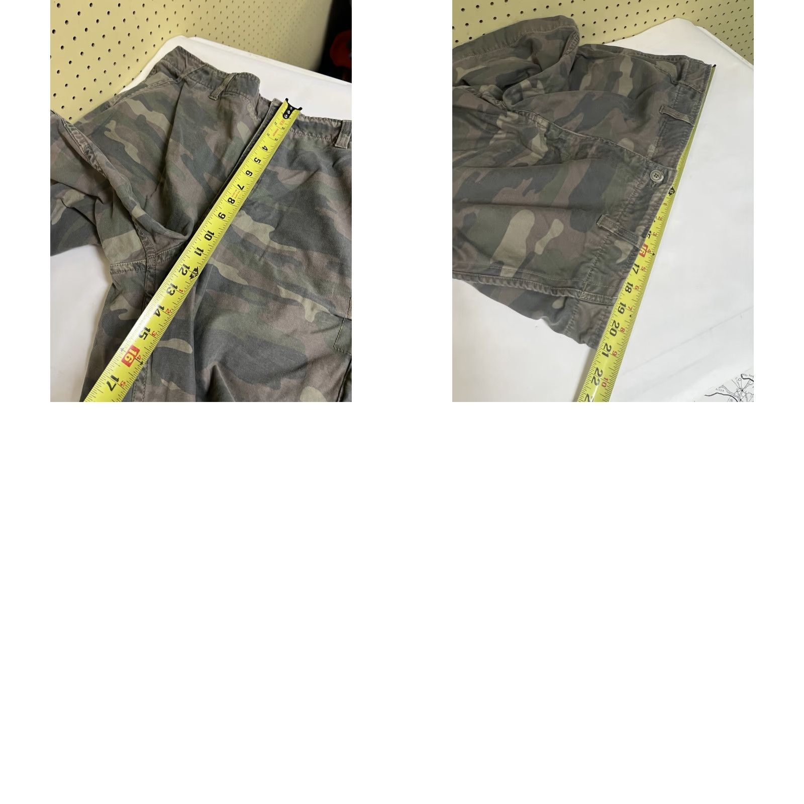Faded Glory Faded Glory Cargo Shorts Mens 42 Green Camo Y2K Work Wear Baggy Skate Hike 42x10 Size US 42 / EU 58 - 8 Thumbnail