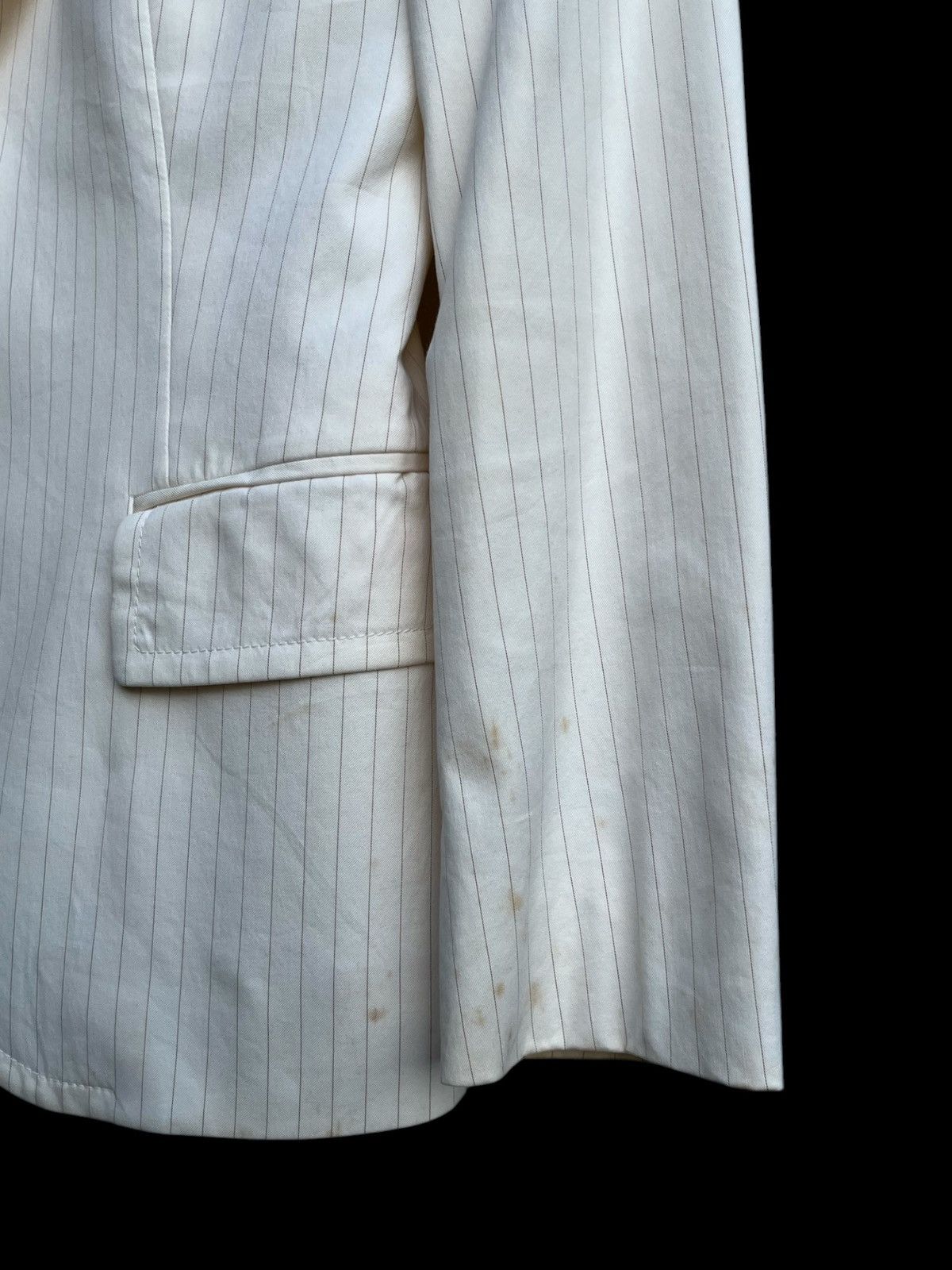 Gucci 2005 Gucci Tom Ford Pinstripe Jacket Size XS / US 0-2 / IT 36-38 - 9 Thumbnail