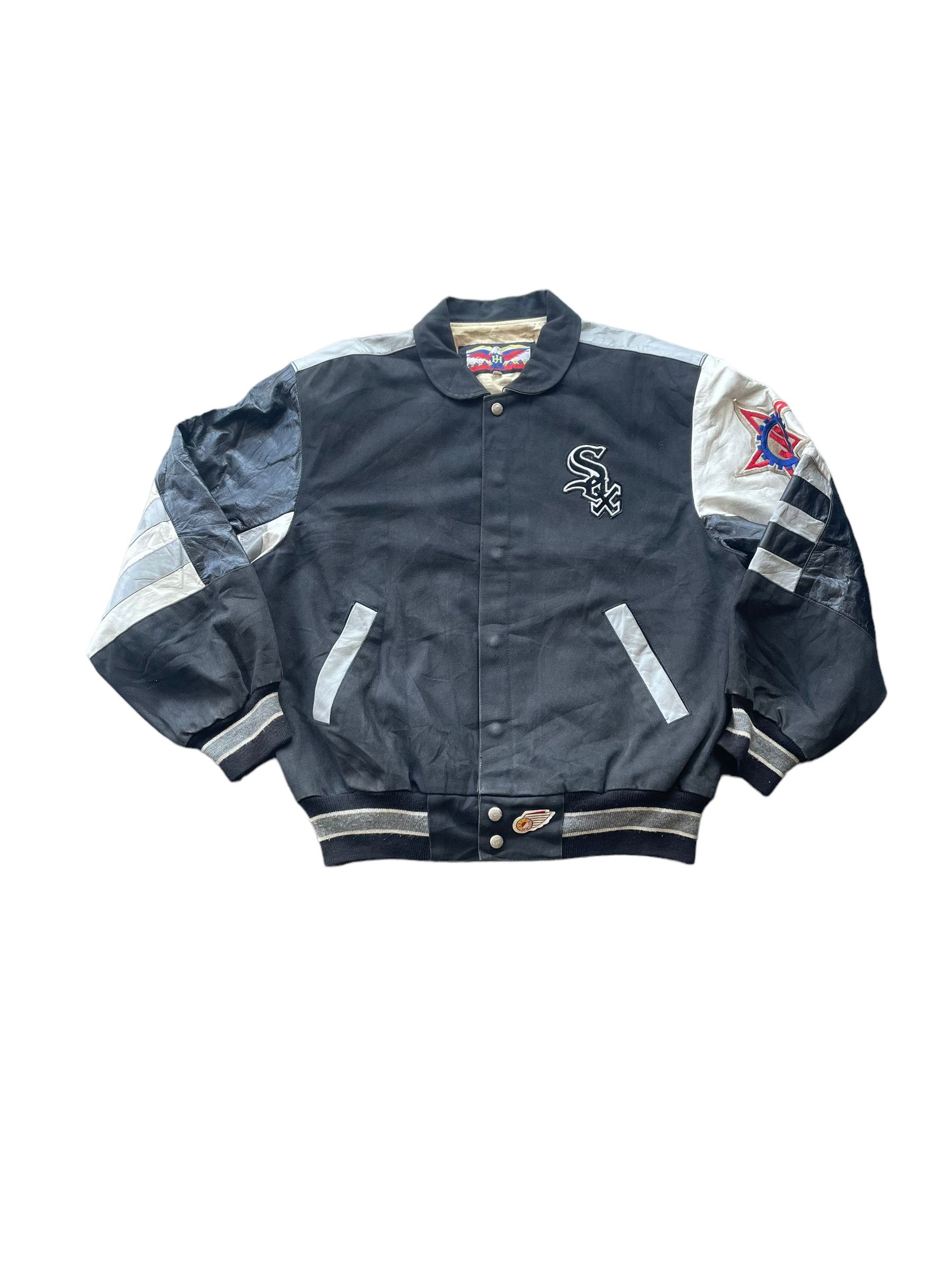 JH Design Vintage & Rare Jeff Hamilton MLB Chicago White Sox Jacket Size US M / EU 48-50 / 2 - 2 Thumbnail