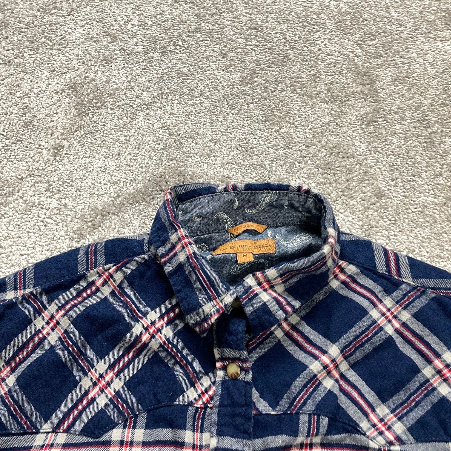 Vintage VINTAGE JACHS Girlfriend Shirt Womens Medium Flannel Plaid Casual Long Sleeve Fall Spring Summer Women Size M / US 6-8 / IT 42-44 - 2 Thumbnail