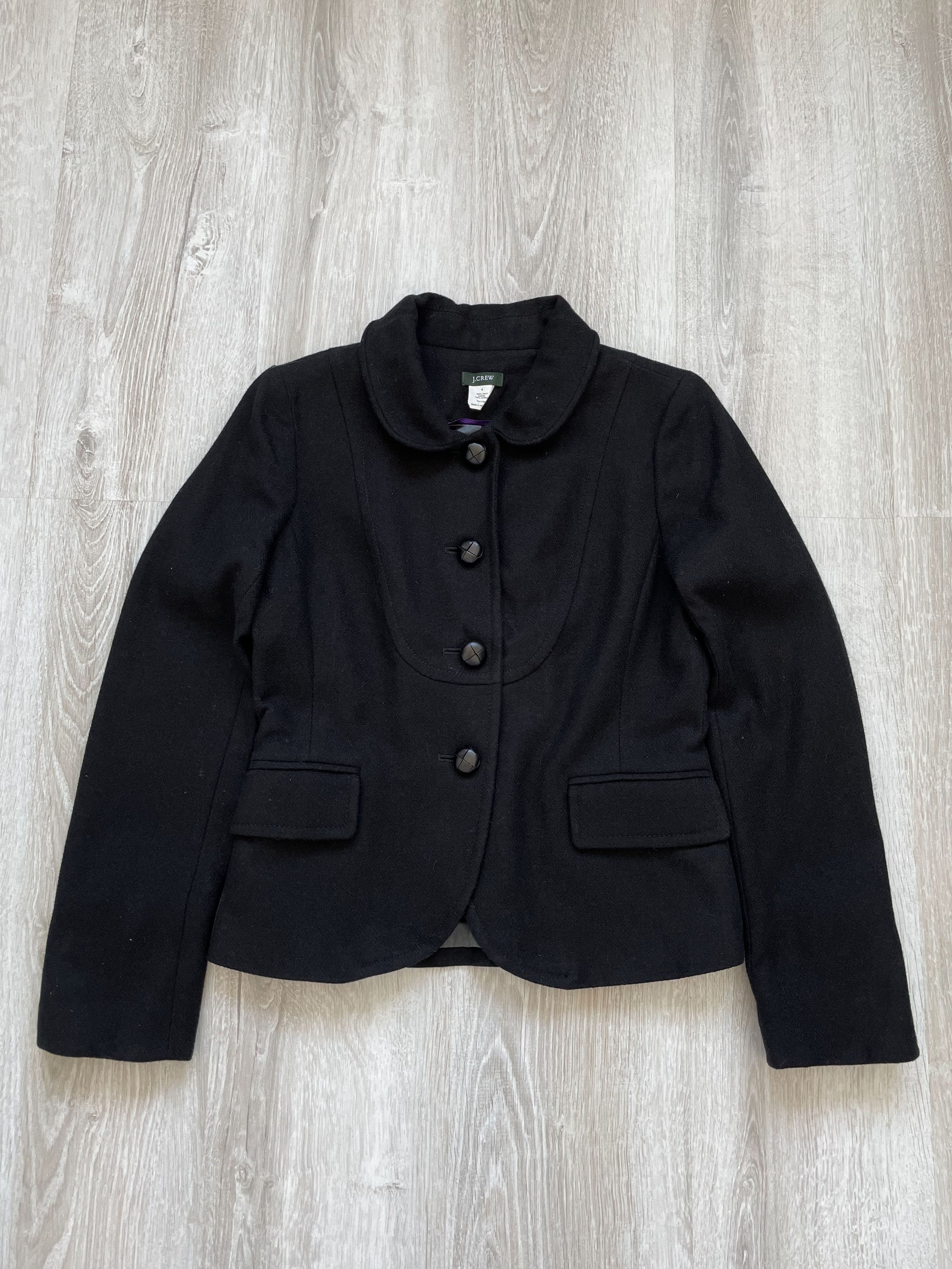 J.Crew J.Crew Womens Wool Coat Jacket Size S / US 4 / IT 40 - 1 Thumbnail