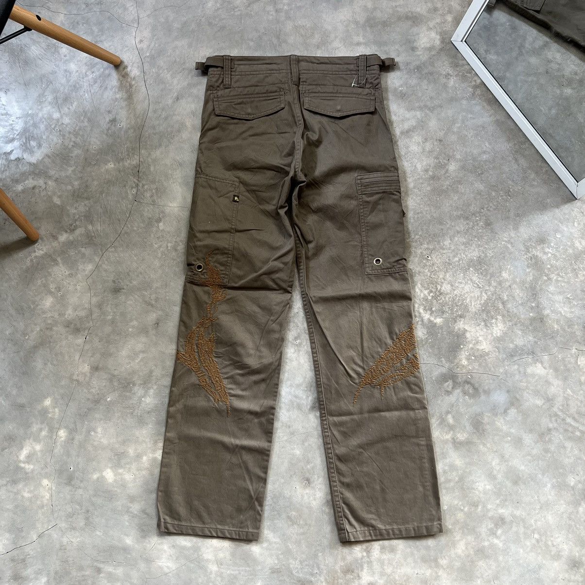 291295=Homme 291295 Homme Y2K Style Bondage Cargo Pants Size US 30 / EU 46 - 2 Thumbnail