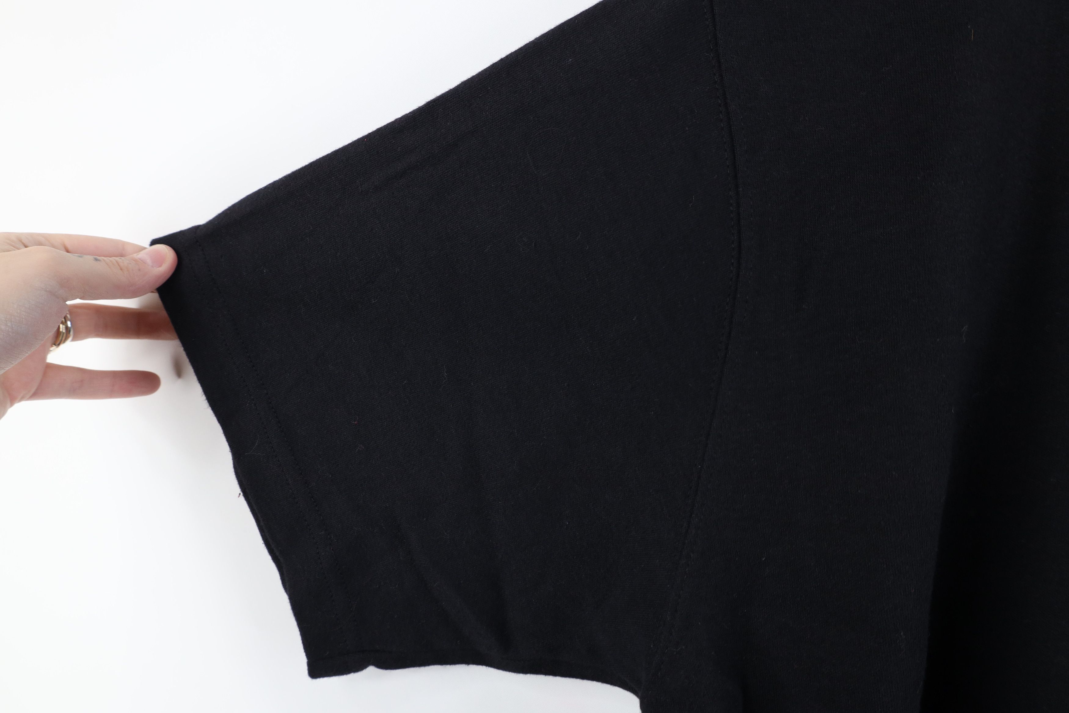Vintage Vintage 90s Streetwear Cotton Short Sleeve T-Shirt Black Size 3XL / US 20-22 - 6 Thumbnail