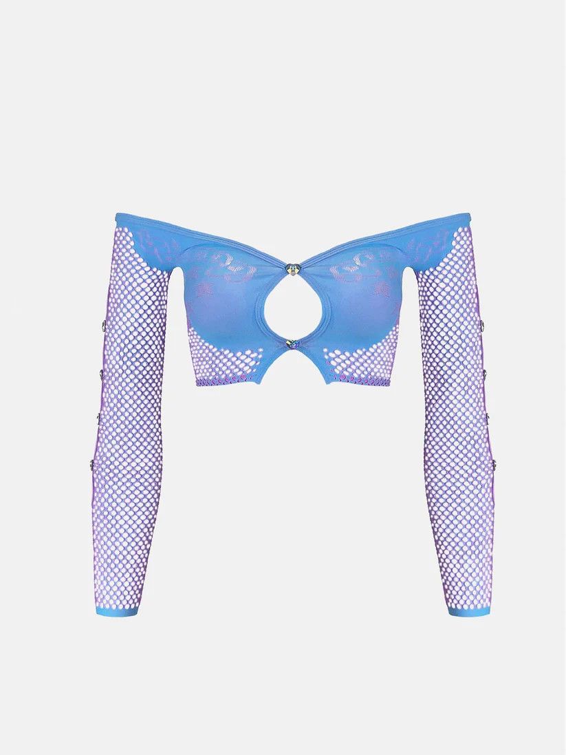 Poster Girl POSTER GIRL Coolidge Top Crypto Blue Size ONE SIZE - 1 Preview