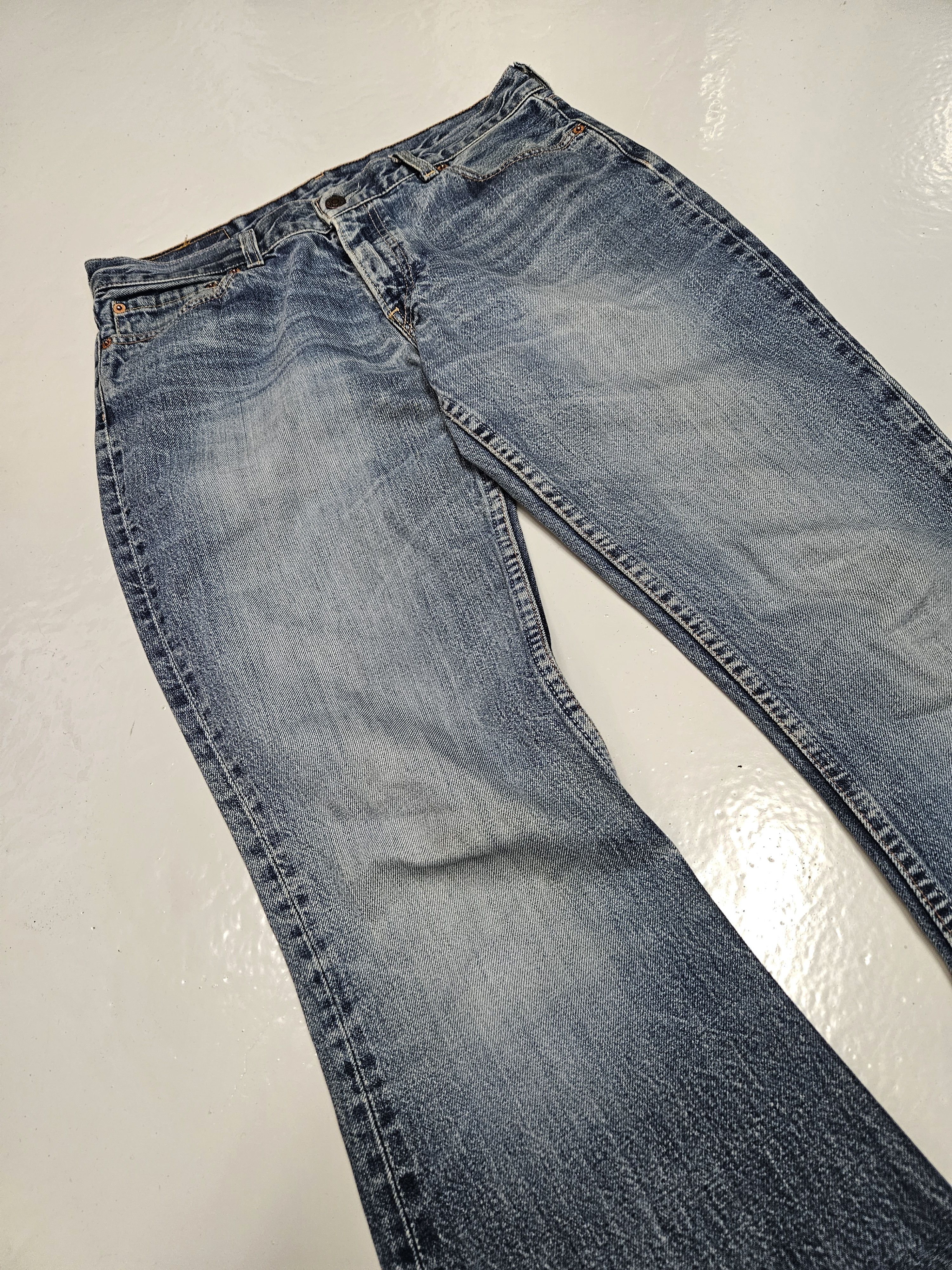 Levi's Vintage y2k levis 544 distressed flared denim Size US 31 - 4 Thumbnail
