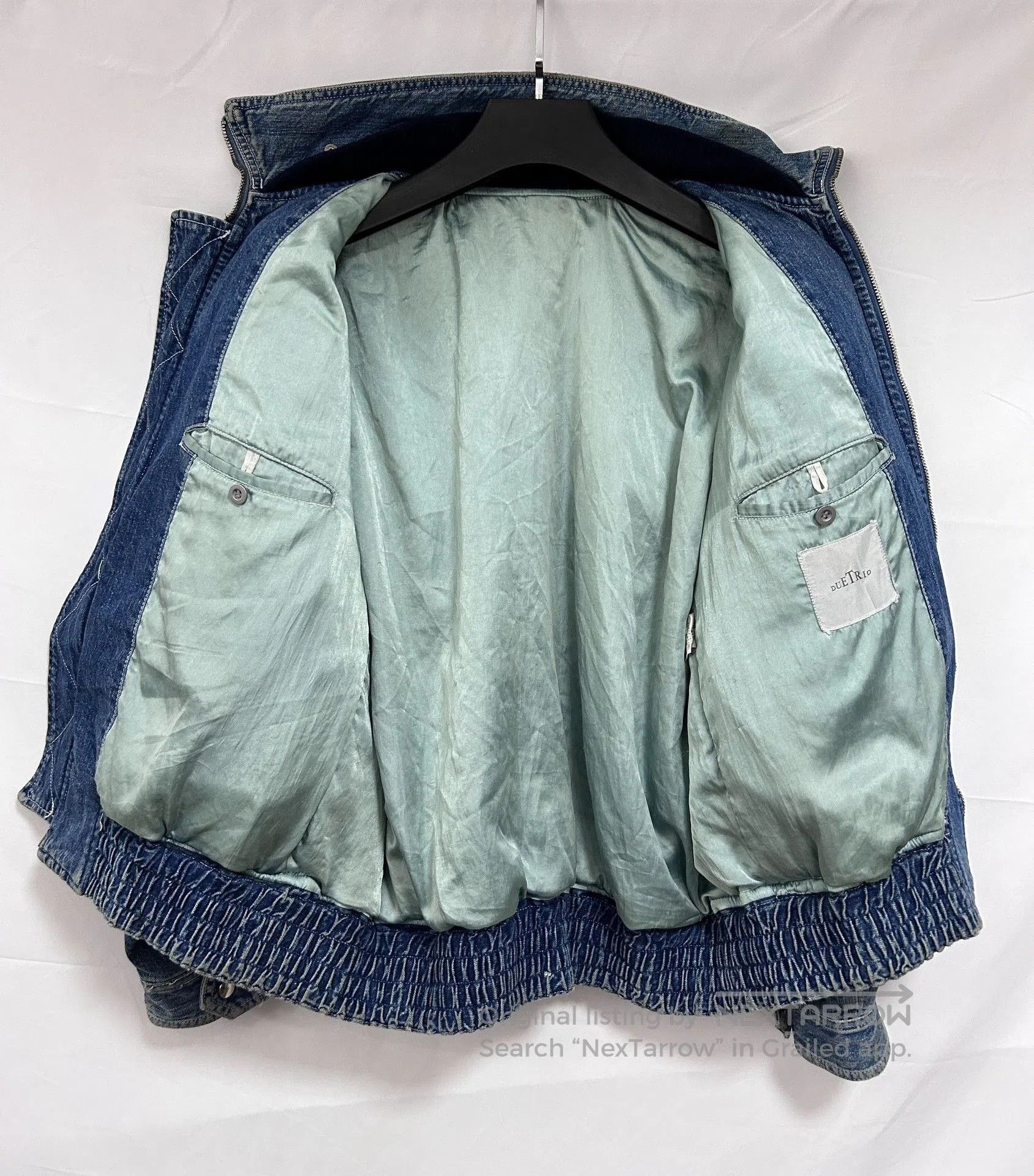 Vintage Vintage Issey Miyake Denim Bomber. Size US M / EU 48-50 / 2 - 2 Thumbnail