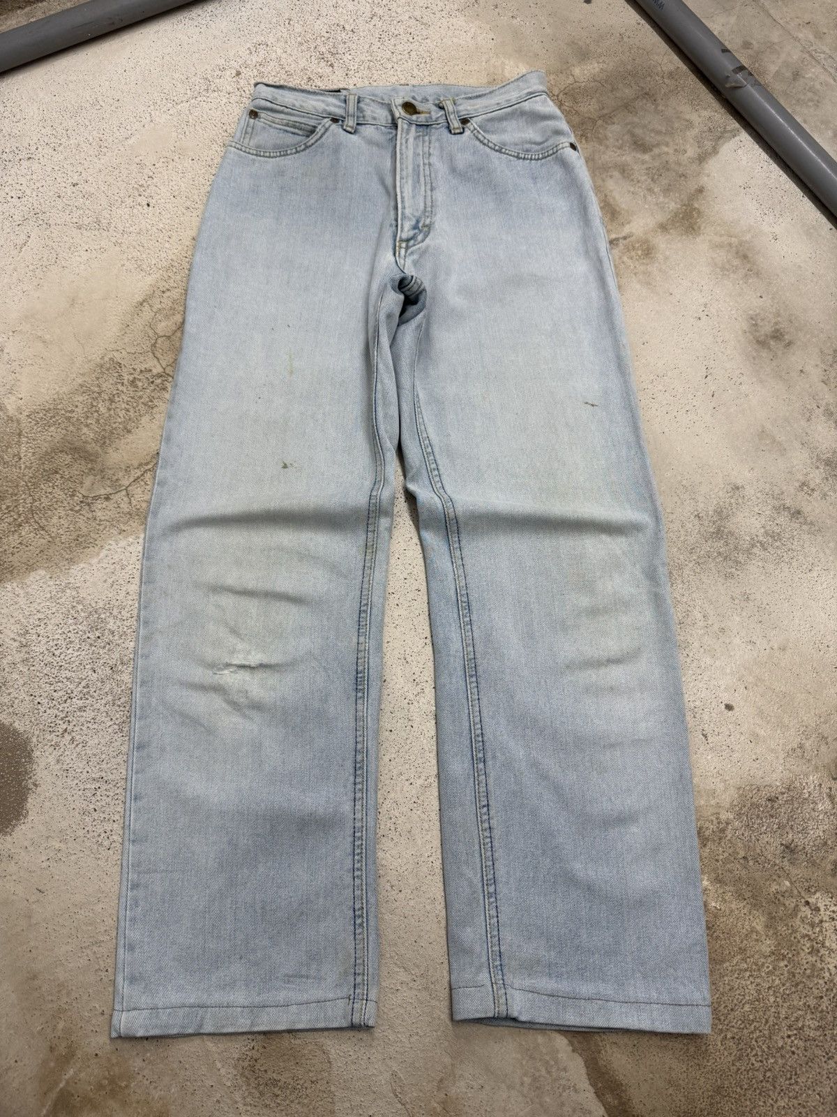 Lee Miss Lee Riders Lightwash Denim Pants Size 30" / US 8 / IT 44 - 1 Thumbnail