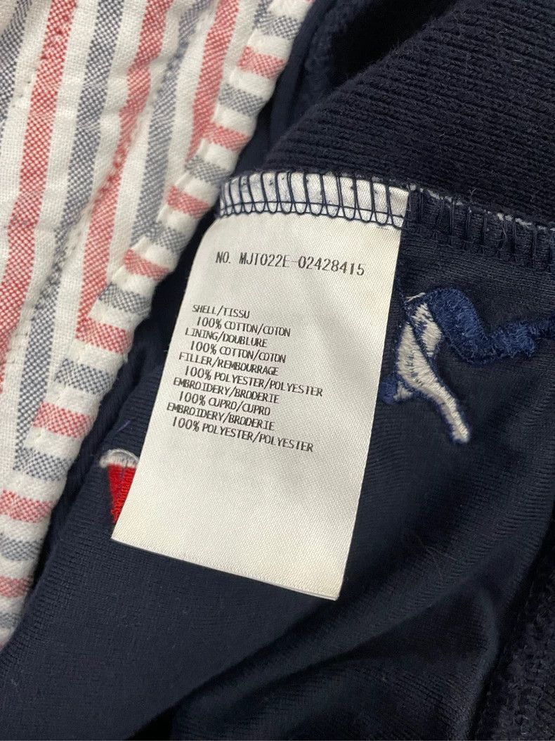 Thom Browne Thom browne Dark blue embroidered ski villain four-striped Size US M / EU 48-50 / 2 - 7 Thumbnail