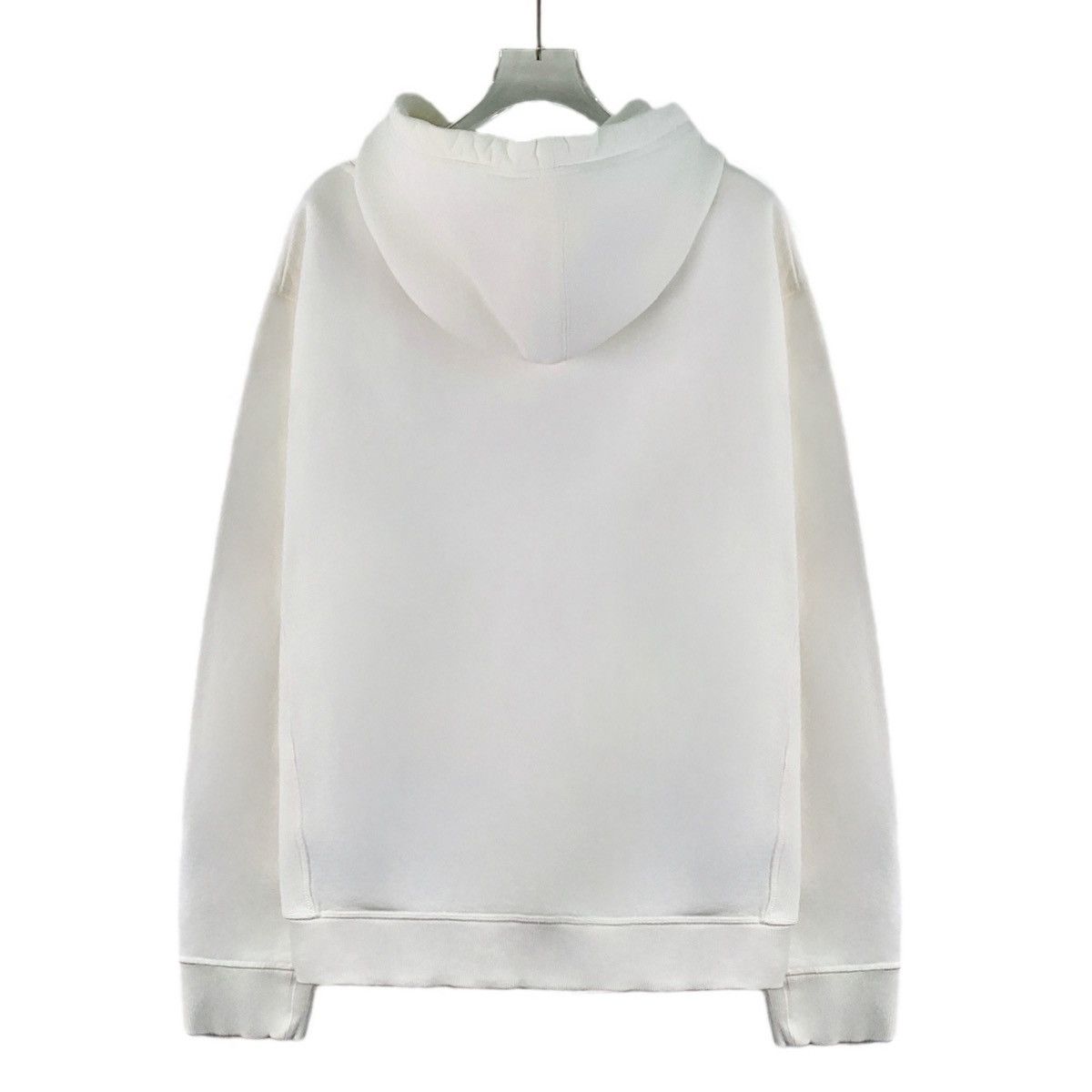 Dior Dior White Logo Printed Hooded Drawstring Sweatshirt K26WX Size US XL / EU 56 / 4 - 2 Thumbnail