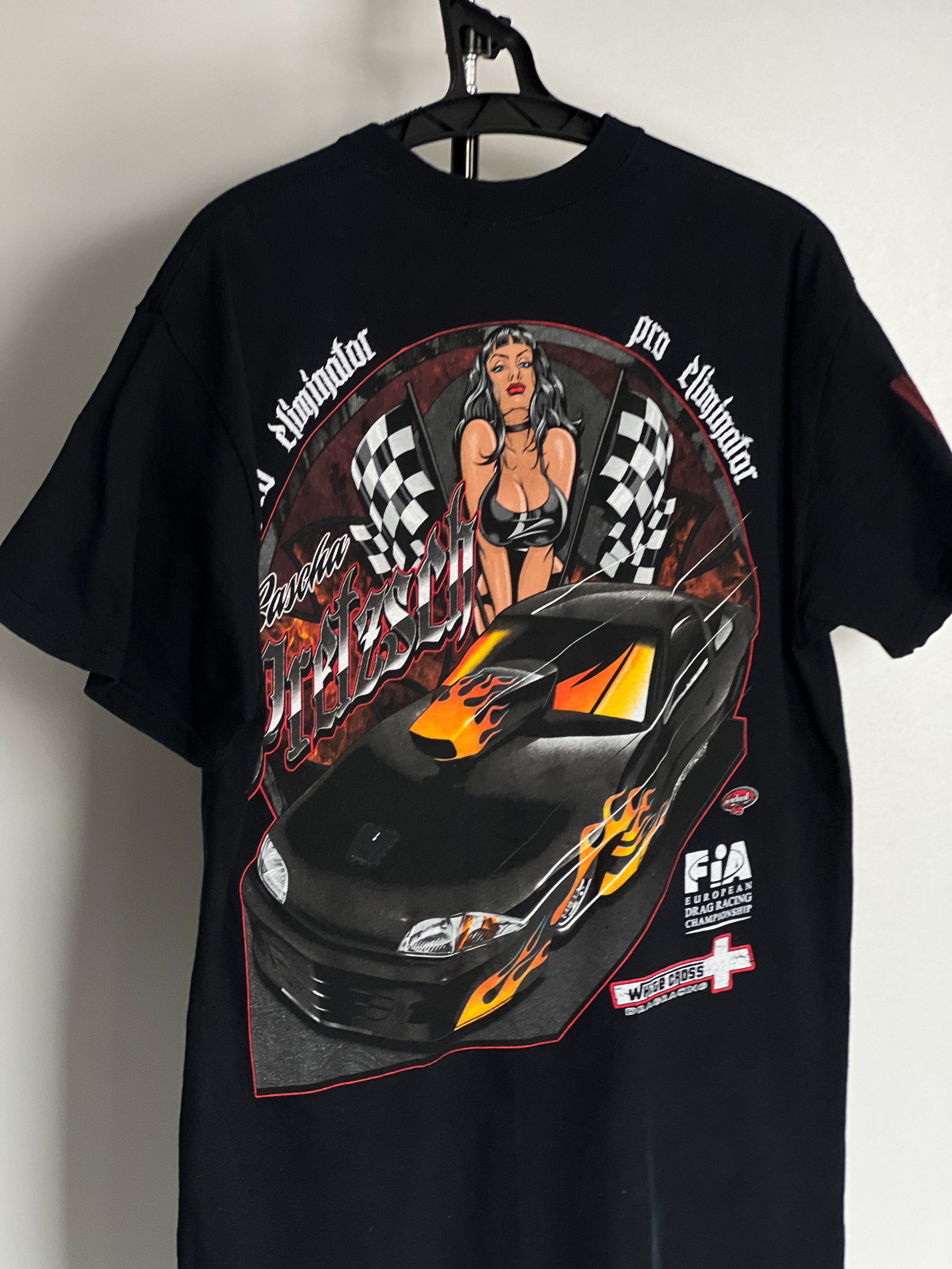 Gildan GILDAN White Cross Dragracing FIA European Championship Size US M / EU 48-50 / 2 - 6 Thumbnail