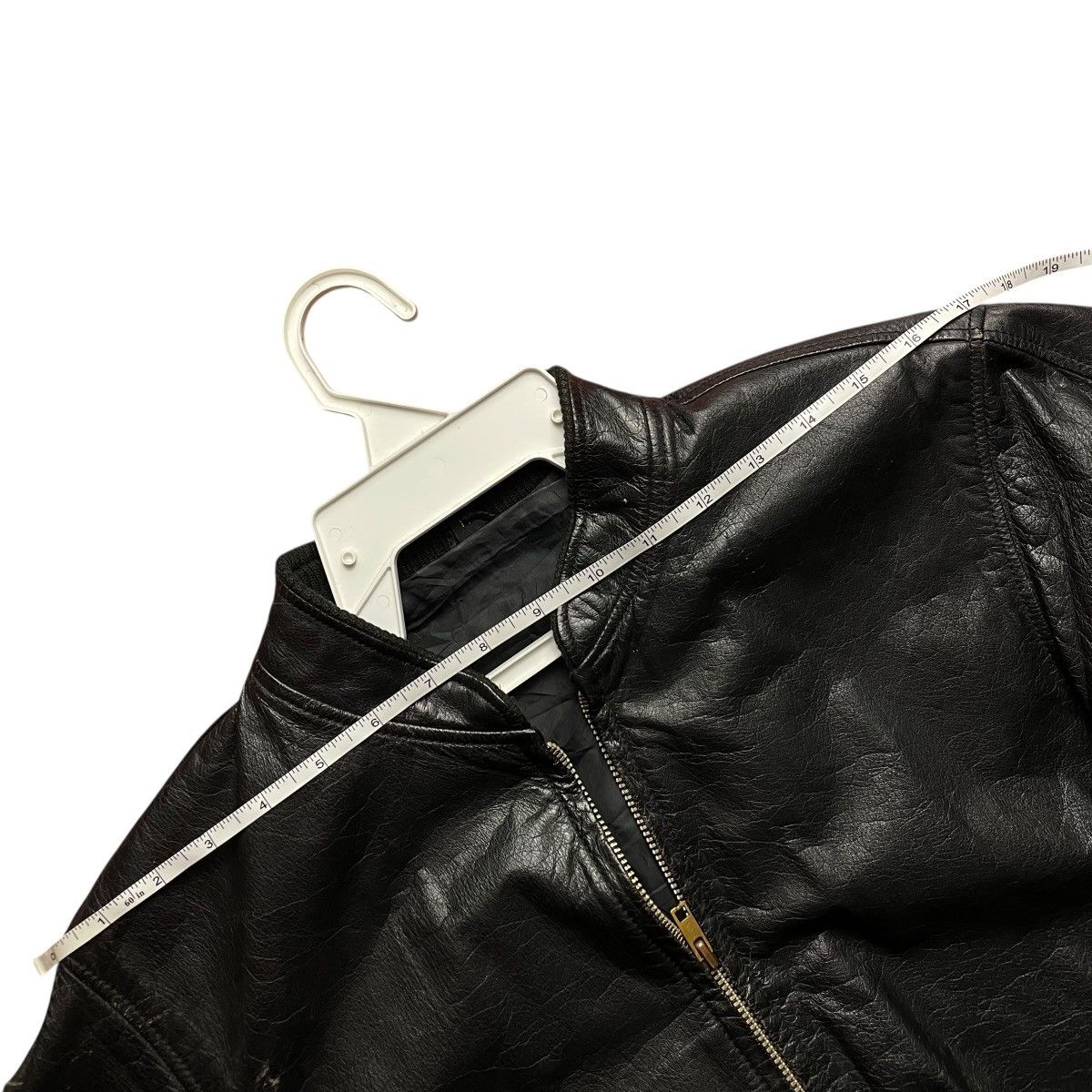 14th Addiction VINTAGE DISTRESSED JAPANESE GENUNE LEATHER BOMBER JACKET Size US L / EU 52-54 / 3 - 11 Thumbnail