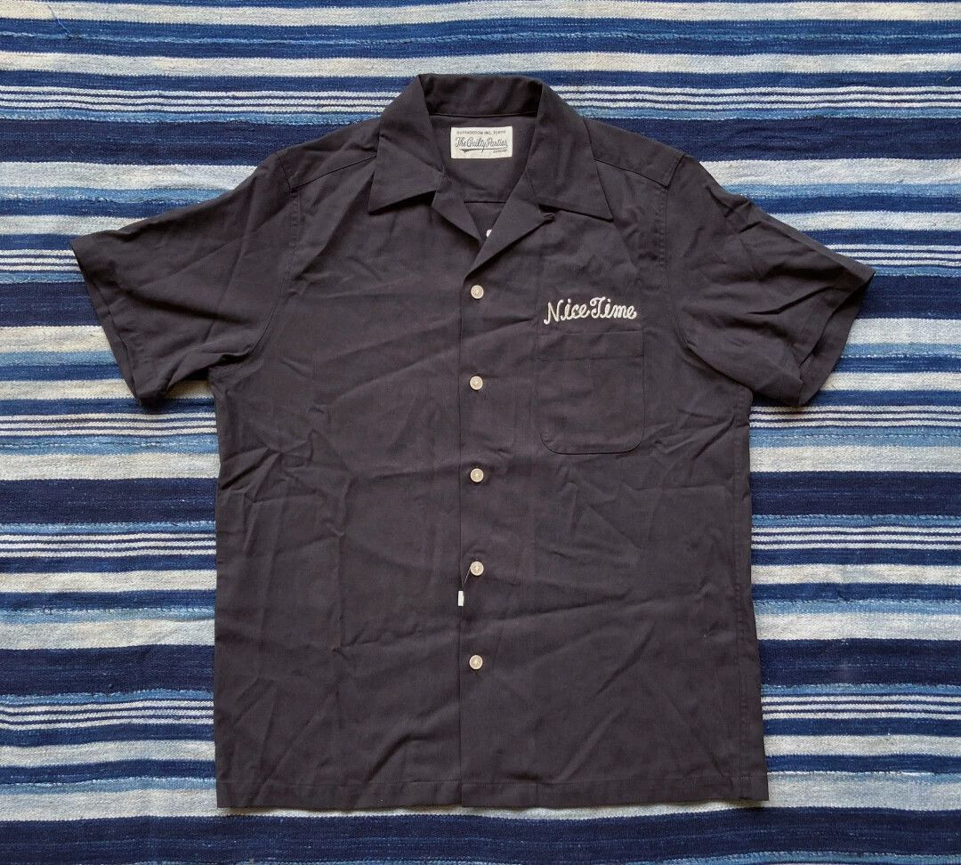 Wacko Maria Black Short Sleeve Button-Up Shirt Size US S / EU 44-46 / 1 - 1 Thumbnail