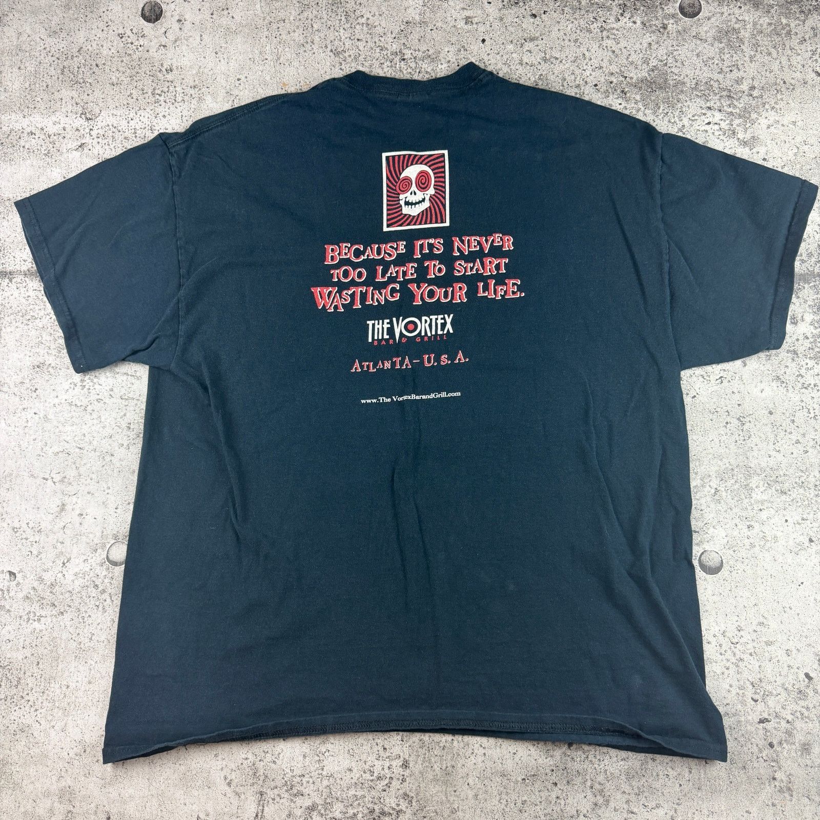 Gildan Y2K Biker Shirt The Vortex Motorcycle Clue Size XL SKulls Size US XL / EU 56 / 4 - 8 Thumbnail