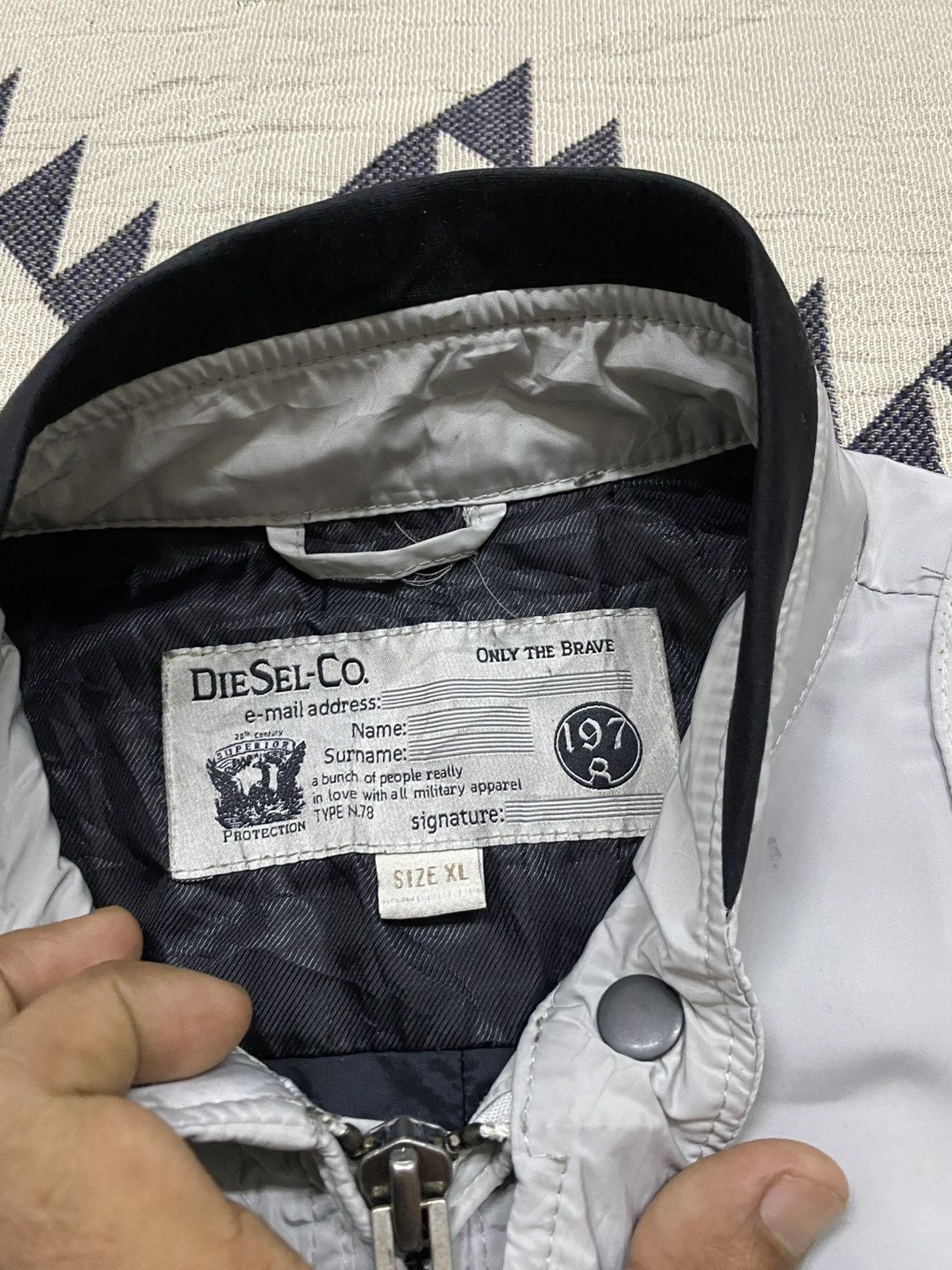 Diesel 2000s DIESEL LIGHT BIKER JACKET RARE Size US XL / EU 56 / 4 - 13 Thumbnail