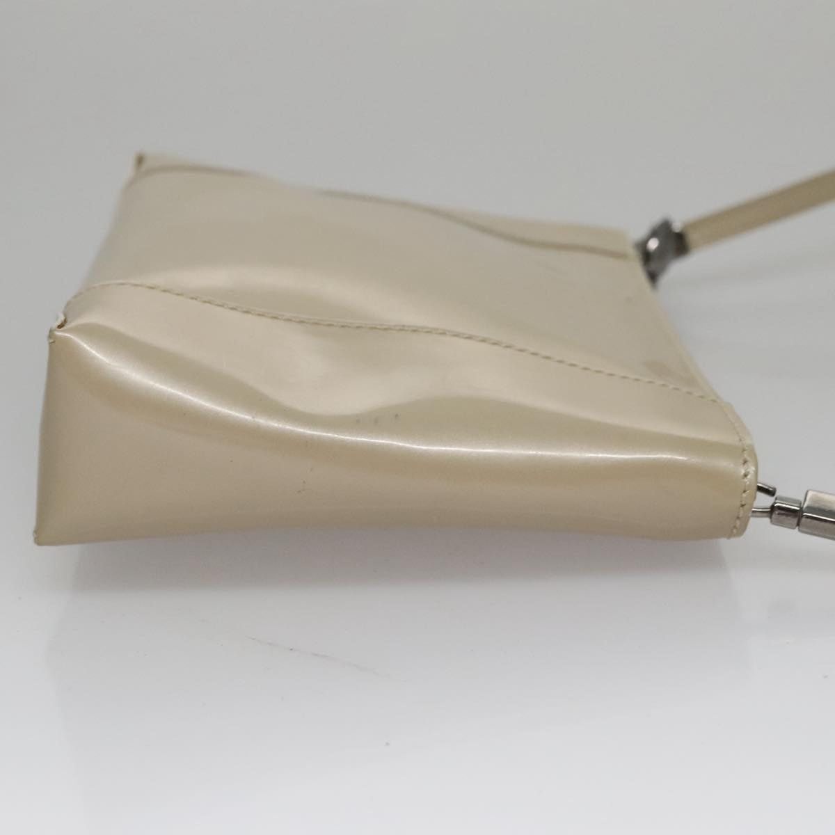 Dior DIOR Shoulder Bag Patent Leather Beige Silver Size ONE SIZE - 3 Thumbnail