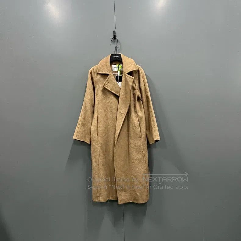Max Mara Max Mara Beige Long Coat Size S / US 4 / IT 40 - 1 Thumbnail