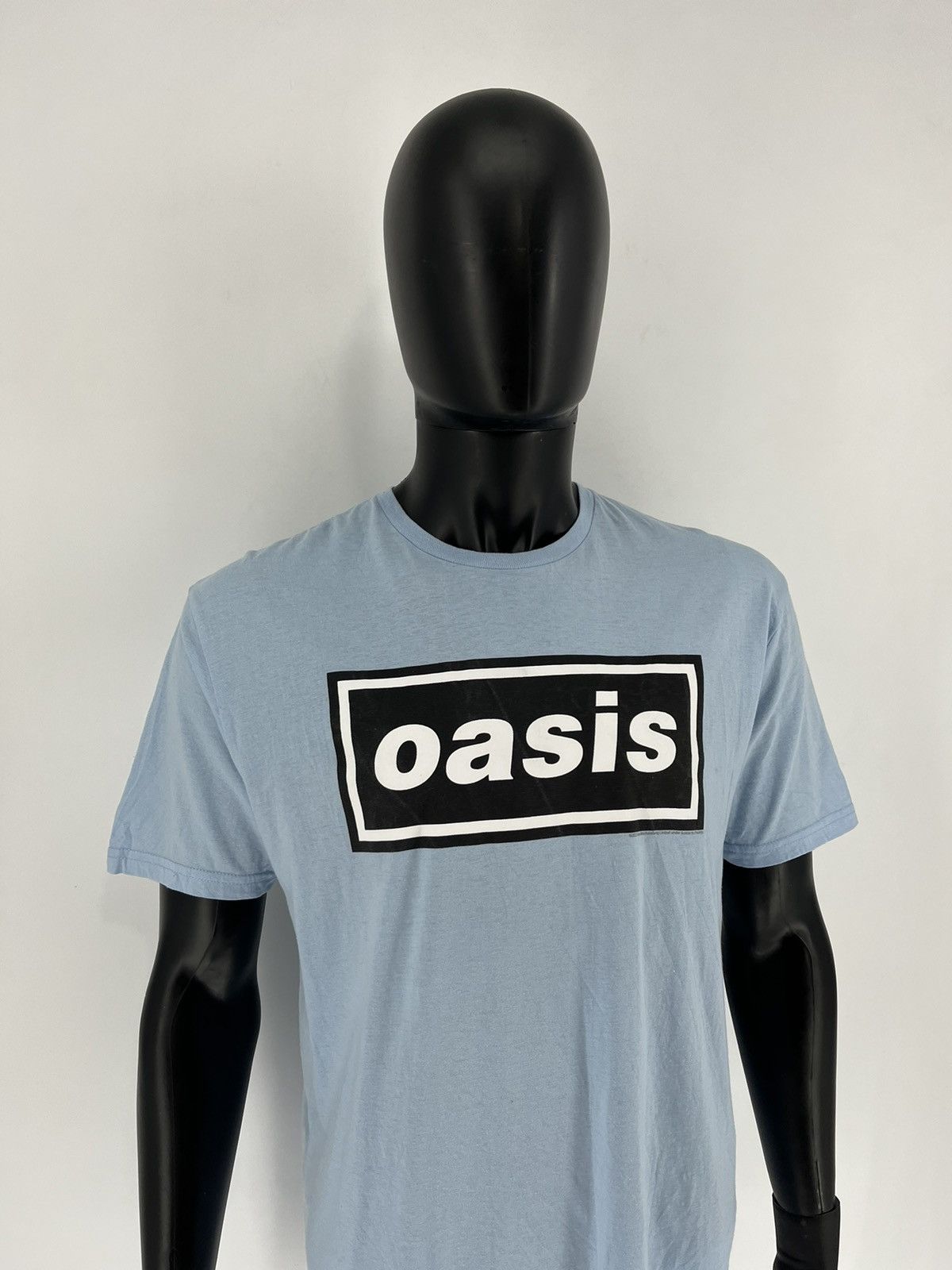 Band Tees Vintage Oasis Y2K Box Logo Sky White T Shirt Size US XL / EU 56 / 4 - 3 Thumbnail