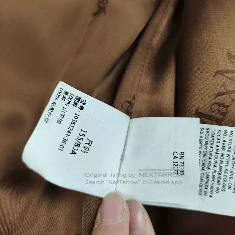 Max Mara Max Mara Brown Cashmere Coat Size XS / US 0-2 / IT 36-38 - 7 Thumbnail