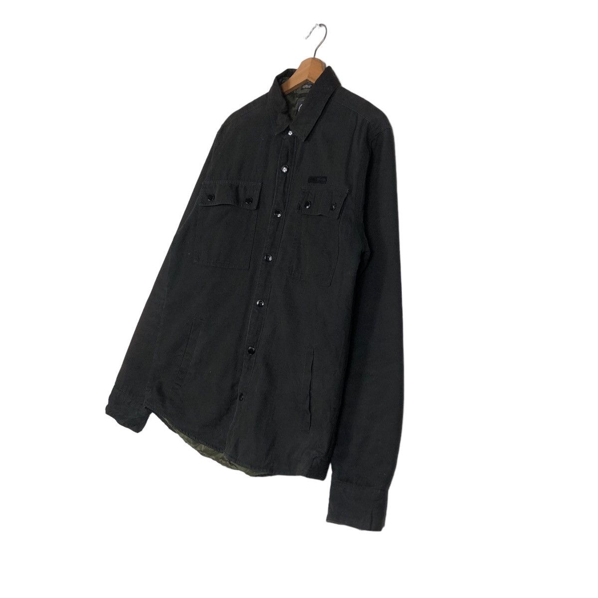 Japanese Brand 📌VINTAGE BIKER WOOL JACKET VOLCOM CARGO POCKET Size US M / EU 48-50 / 2 - 3 Thumbnail