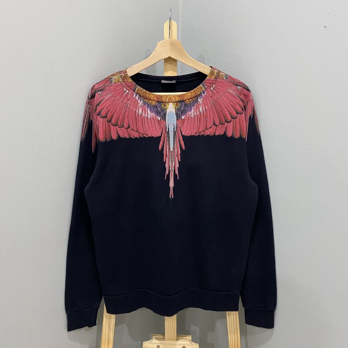 Marcelo Burlon Marcelo Burlon Red Icon Wings Crewneck Sweatshirt Size US M / EU 48-50 / 2 - 1 Thumbnail